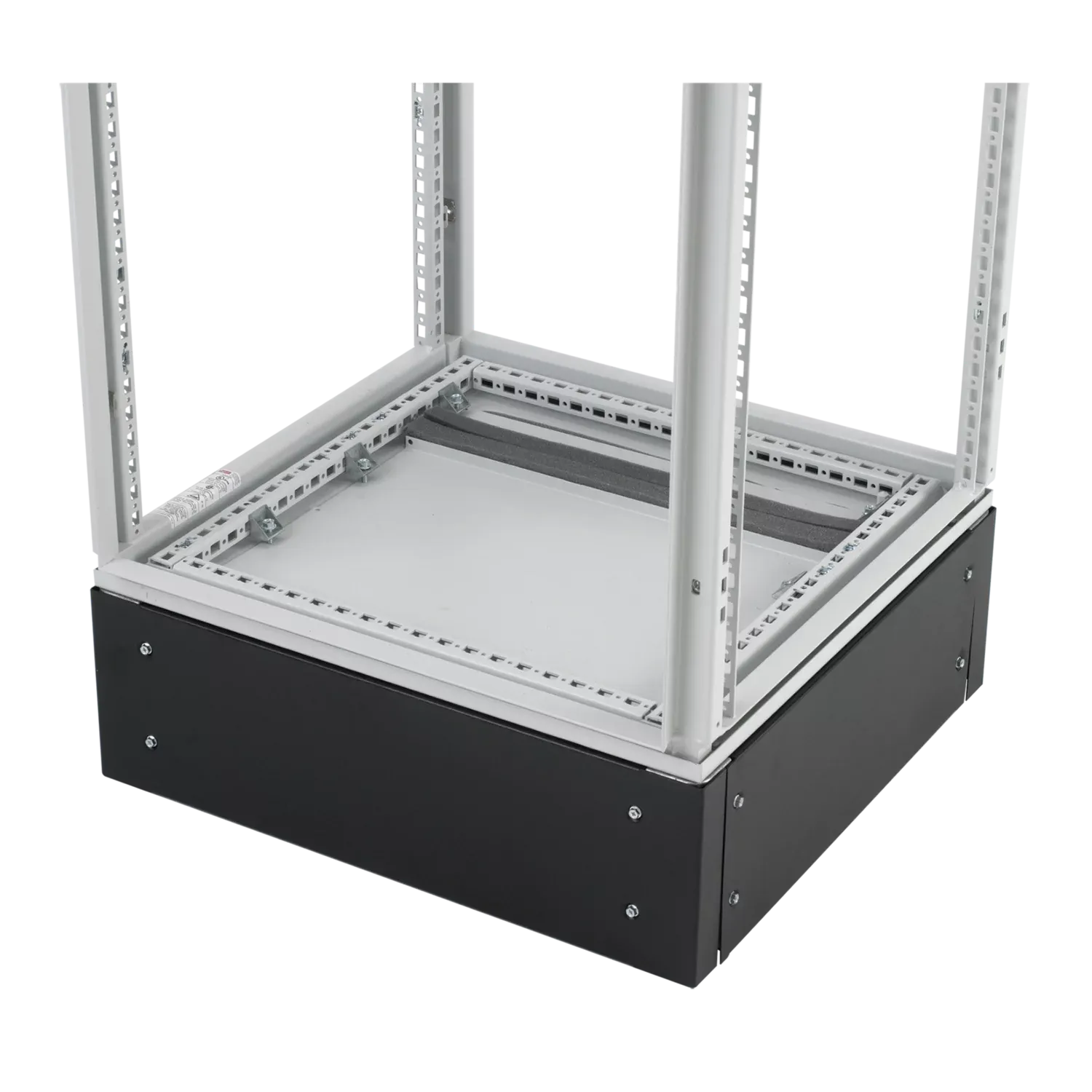 HOFFMAN PPB276 Plinth Base, Fits 700 x 600mm Size Frame, Black, Steel | CH8RZA