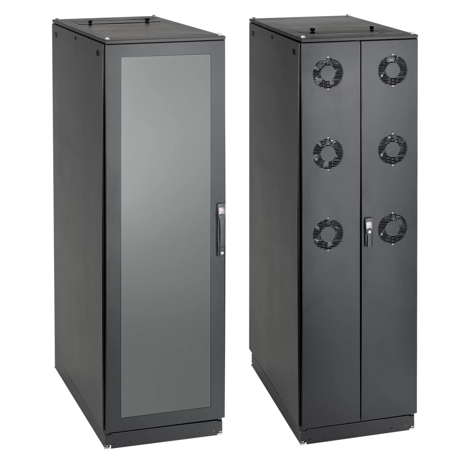 HOFFMAN PSFD20610B Server Cabinet, 2000 x 600 x 1000mm Size, Black, Steel, With Sides | CH8TUN