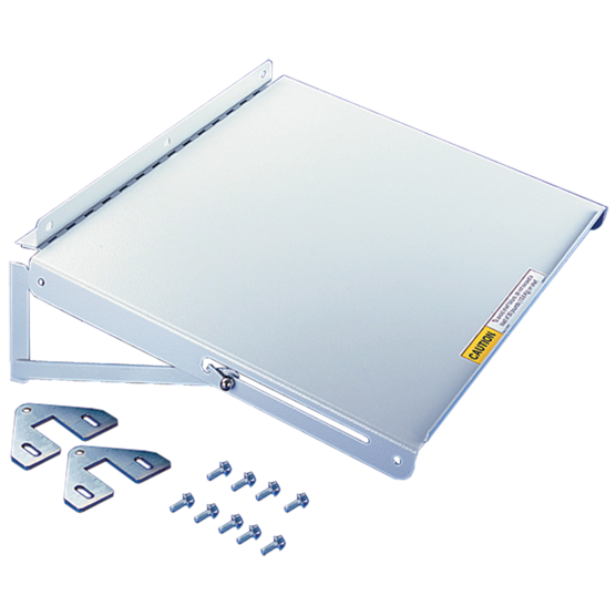 HOFFMAN PSHDM Folding Shelf, Fits Door Frame, Gray, Steel | CH8TUY