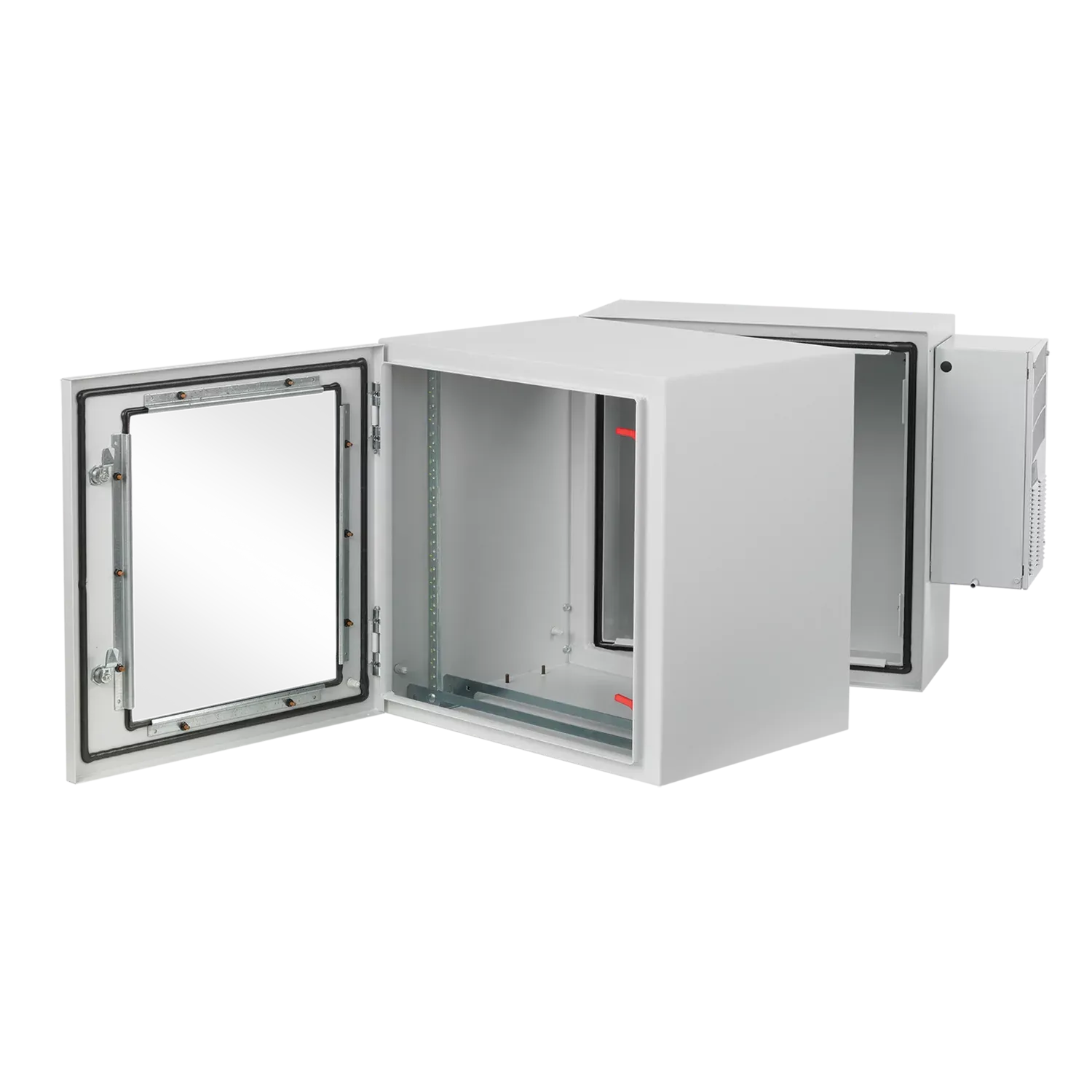 HOFFMAN PTHW242428G2A Window Cabinet, 24.09 x 23.62 x 27.95 Inch Size, Light Gray, Steel | CH8VZC