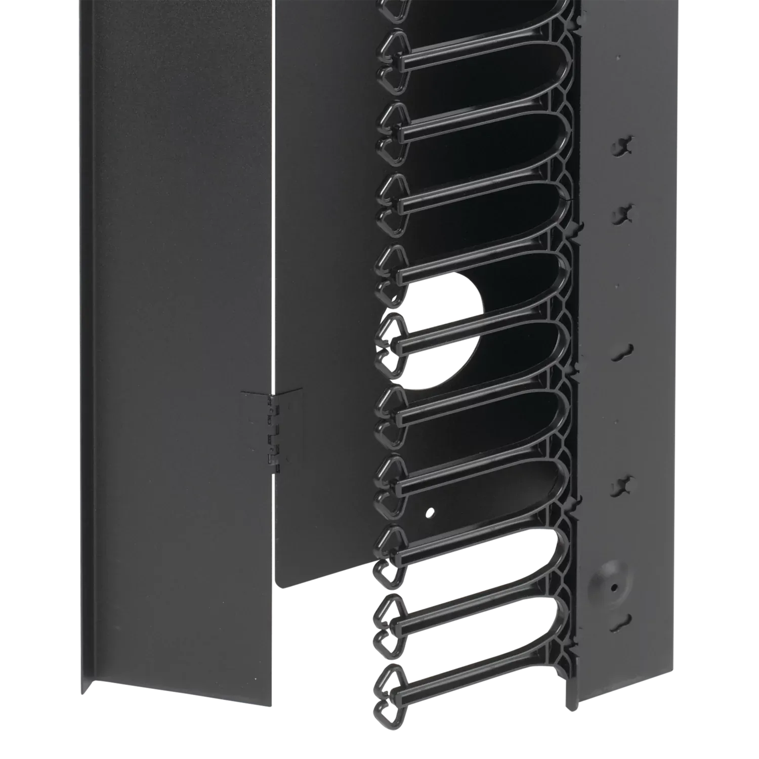 HOFFMAN PVF127 Vertical Cable Manager, 1200 x 700mm Size, Black, Steel | CH8WEE