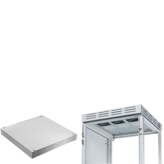 HOFFMAN PVT3F652 Vented Top With Fan Tray, Fits 600 x 500mm Size, Painted, 230V | CH8WEQ