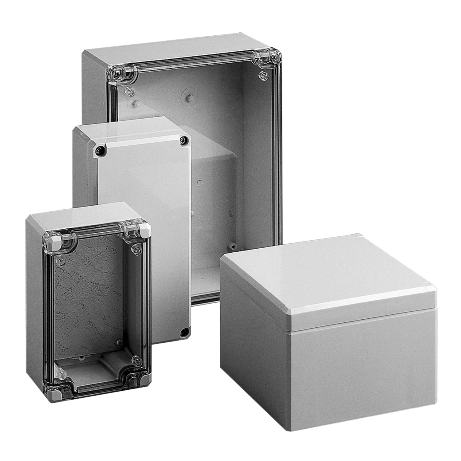 HOFFMAN Q12126ABD Enclosure, Type 4X, 122 x 120 x 56mm Size, ABS | CH8WGL