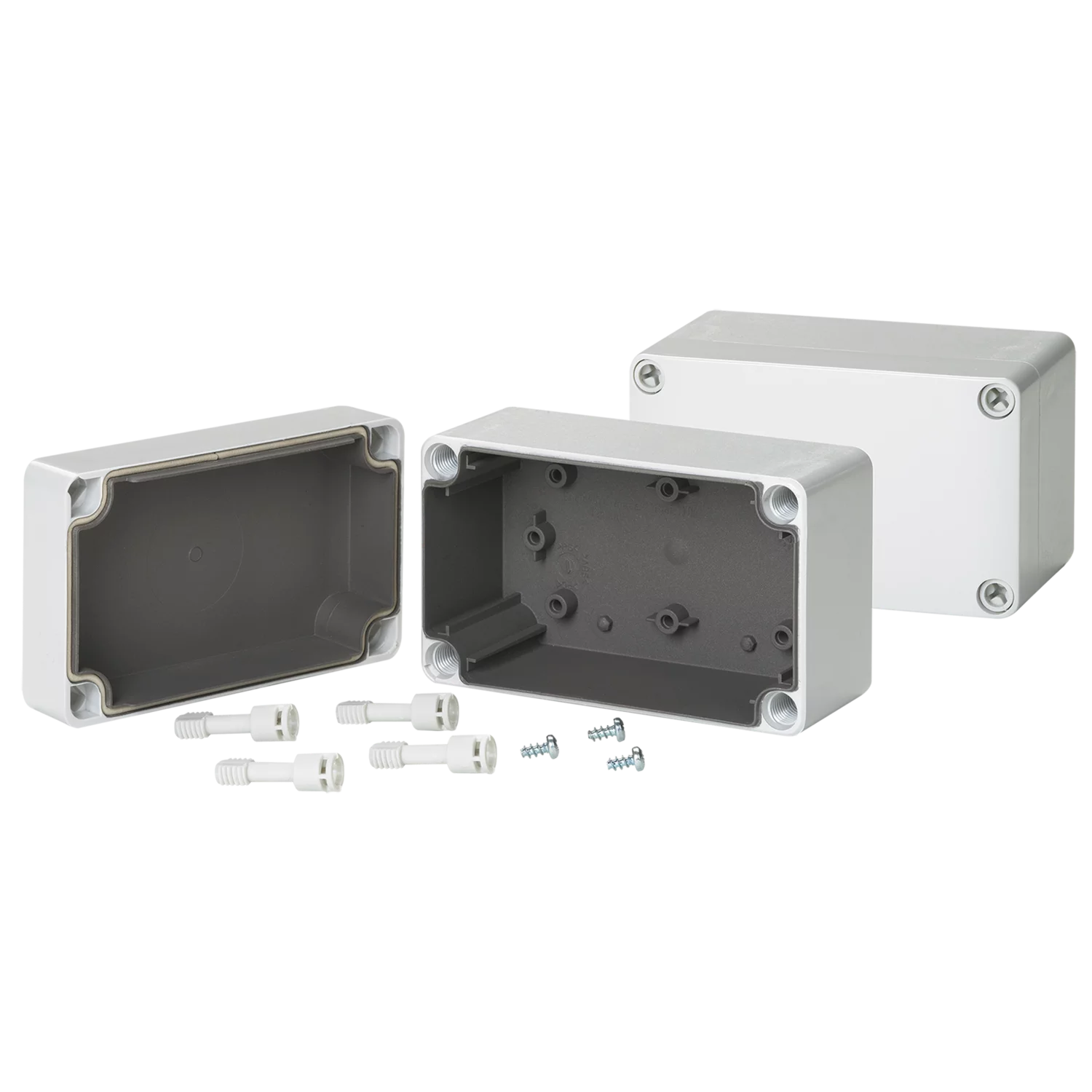 HOFFMAN Q131310PCEMC Enclosure, Emc, 125 x 125 x 99mm Size, Polycarbonate | CH8WHM