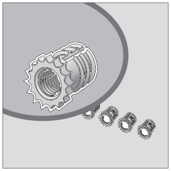 HOFFMAN QEBI Brass Inserts, Brass | CH8WVG