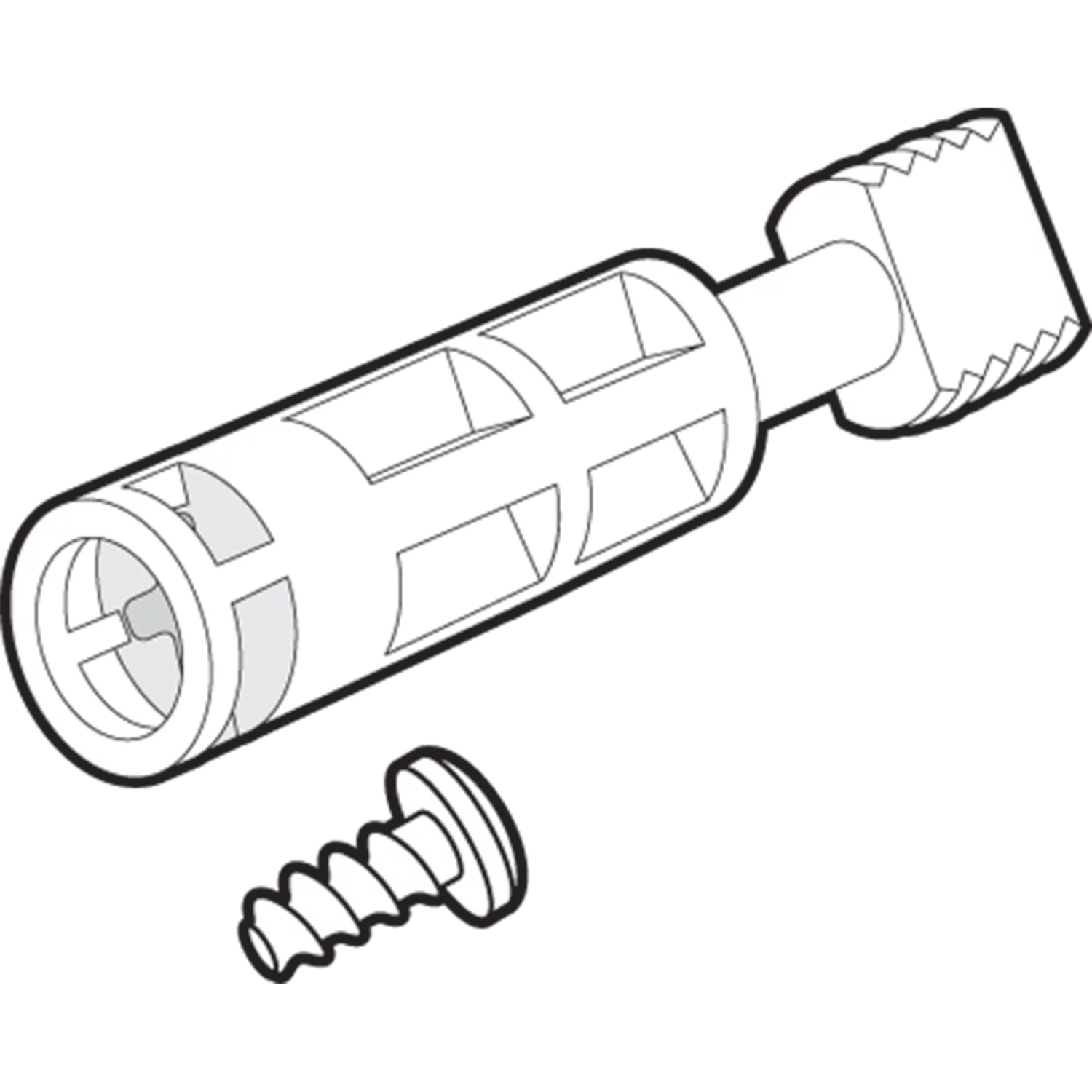 HOFFMAN QEHK60 Hardware Kit, 60mm Screw | CH8WVJ