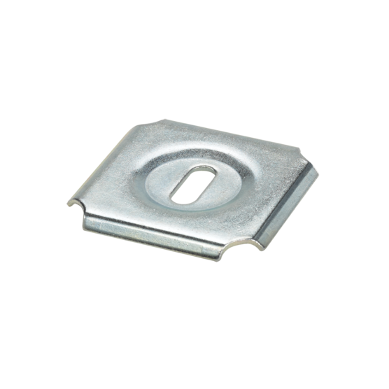 HOFFMAN QTPSSW3BLK Splice Washer, 4 x 4 x 8 Inch Size, Black, Steel | CH8XAN