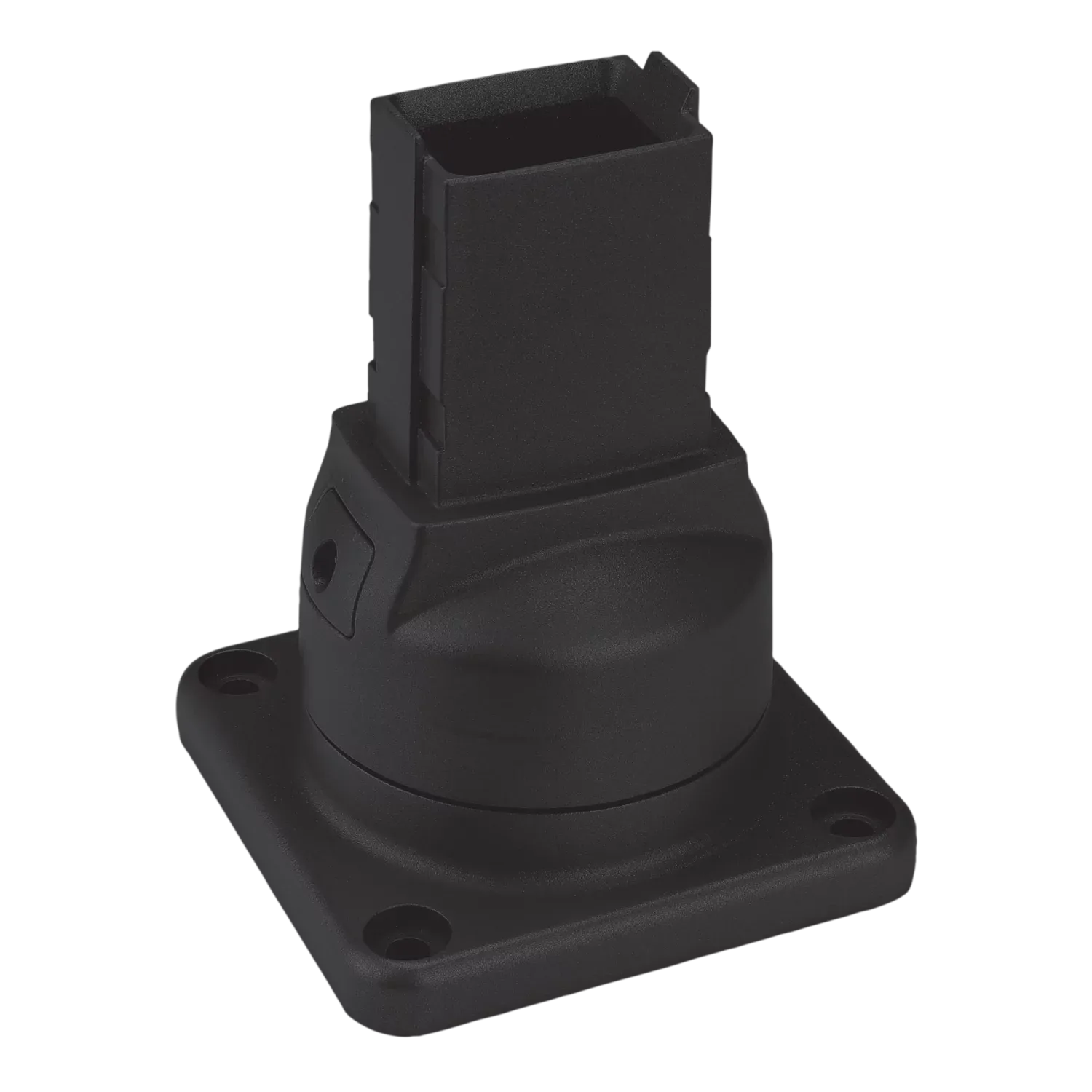 HOFFMAN S1MTBB Rotary Base, 6.54 x 5.04 x 5.04, Black, Aluminium | CH8XEJ