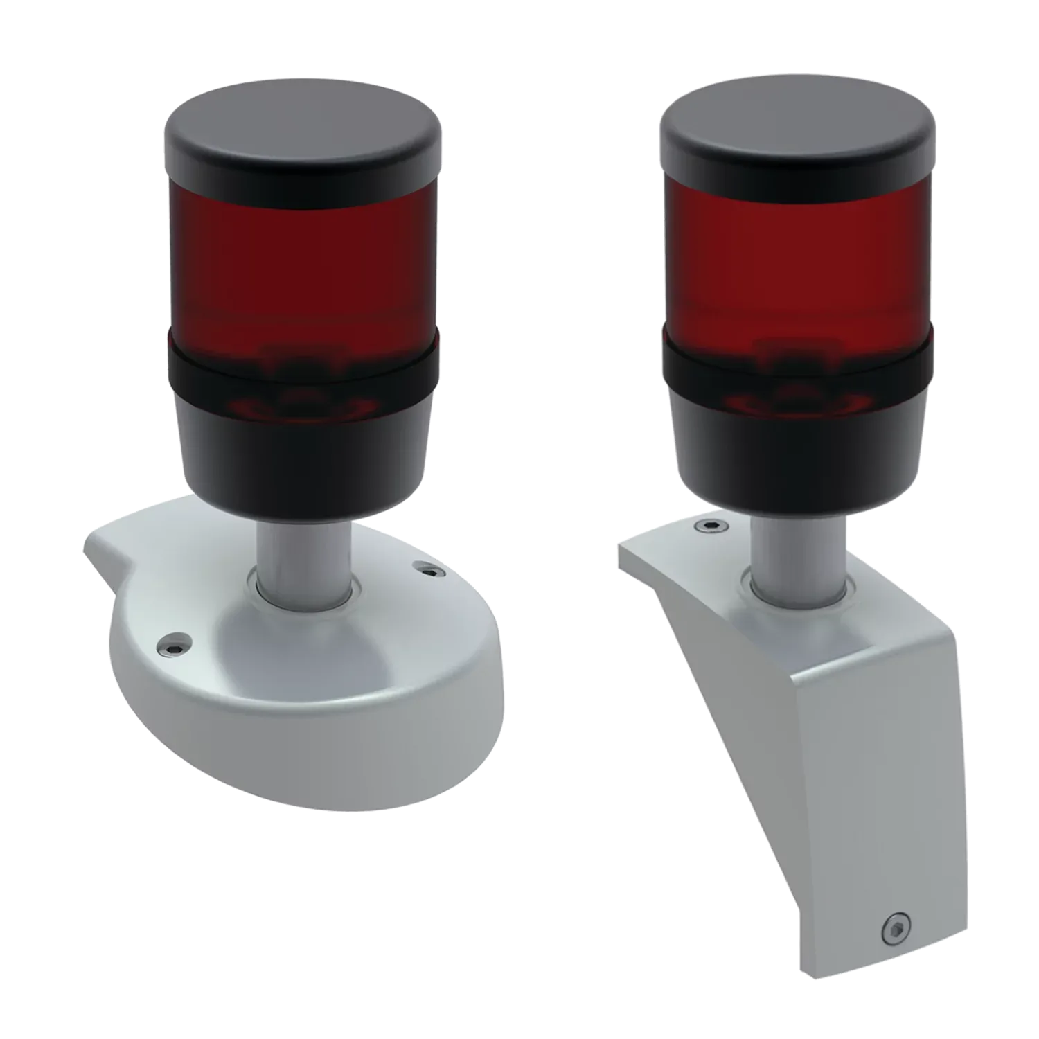 HOFFMAN S2MLSAE Signal Light Adapter Elbow, 4.65 x 4.65 x 2.05 Inch Size, Gray, Plastic | CH8XFF