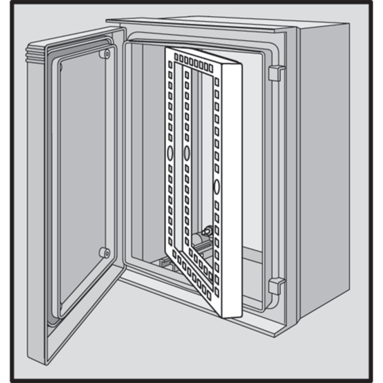 HOFFMAN UU7560SF Swing Frame, Fits 775 x 612mm Size, Steel | CH8XXV