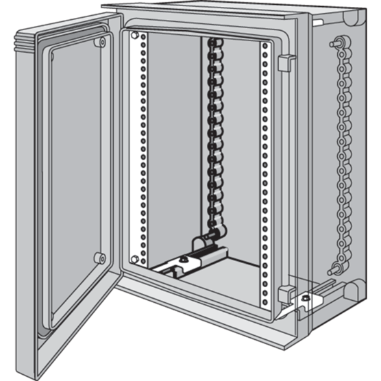 HOFFMAN UURA7560 Rack Angle, Fits 775mm Size, Steel | CH8XYF