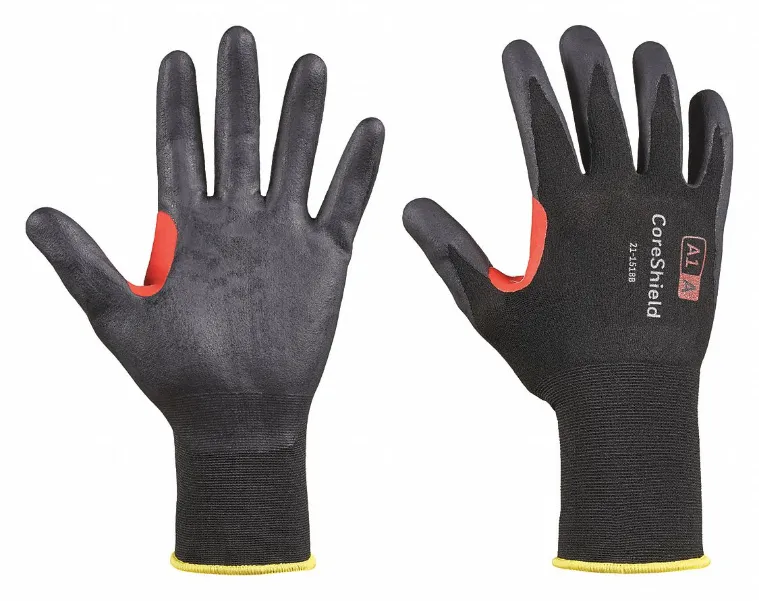 Cut Resistant Glove, 7 Size, Nitrile Coating