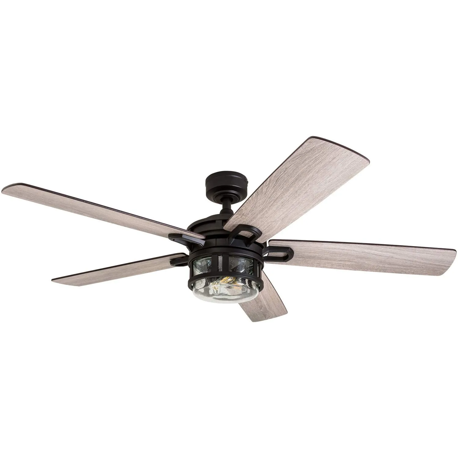 Bonterra, 52 Inch Ceiling Fan with Light And Remote Control, Matte Black