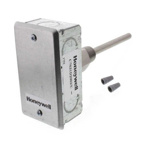 HONEYWELL C7031D2003/U Temperature Sensor, 5 Inch Size, Range -40 to 350 Degree F | BP2ZCT
