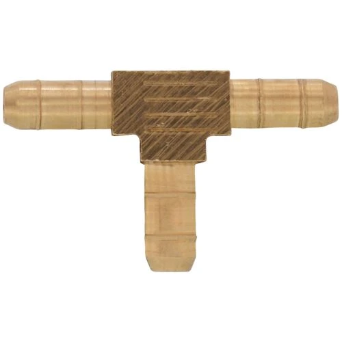 HONEYWELL CCT1612B/U Straight Tee, Barbed, 1/4 x 1/4 x 1/4 Inch Size | BP4RRF