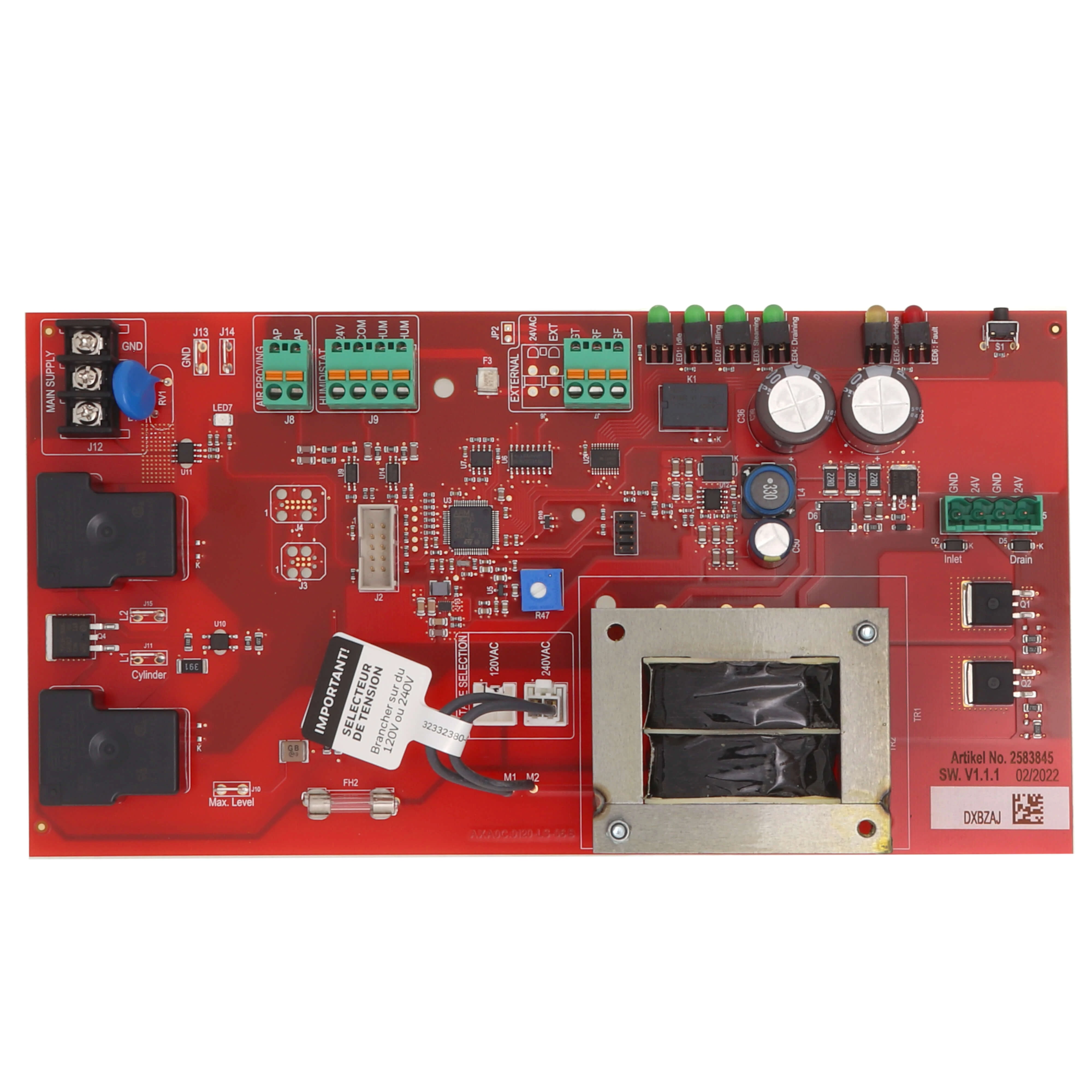 Humidifier Replacement PC Board