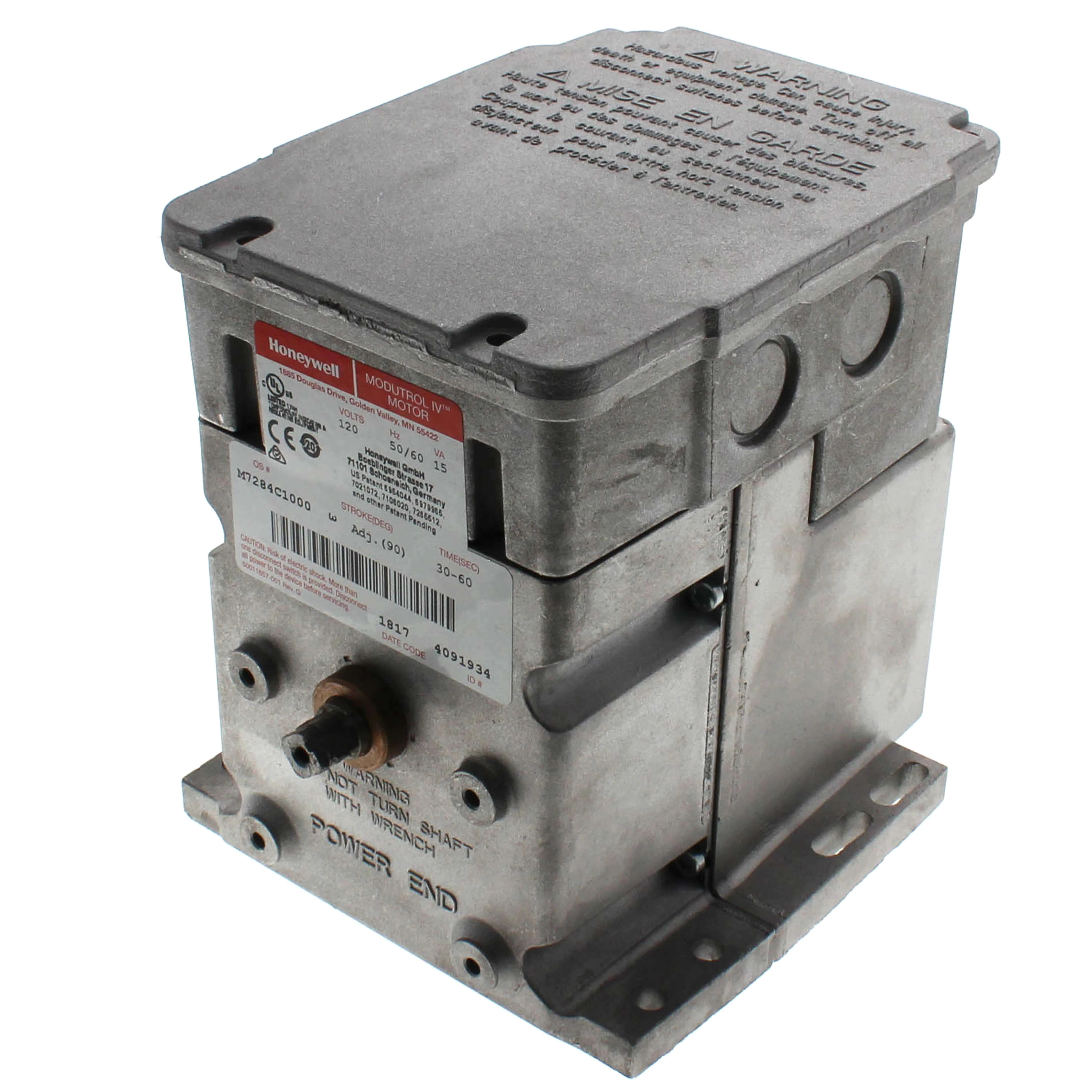 HONEYWELL M7284C1000 Electric Actuator, 120V, 90 Degree Stroke, 50 / 60Hz | AH3XAL 33P720