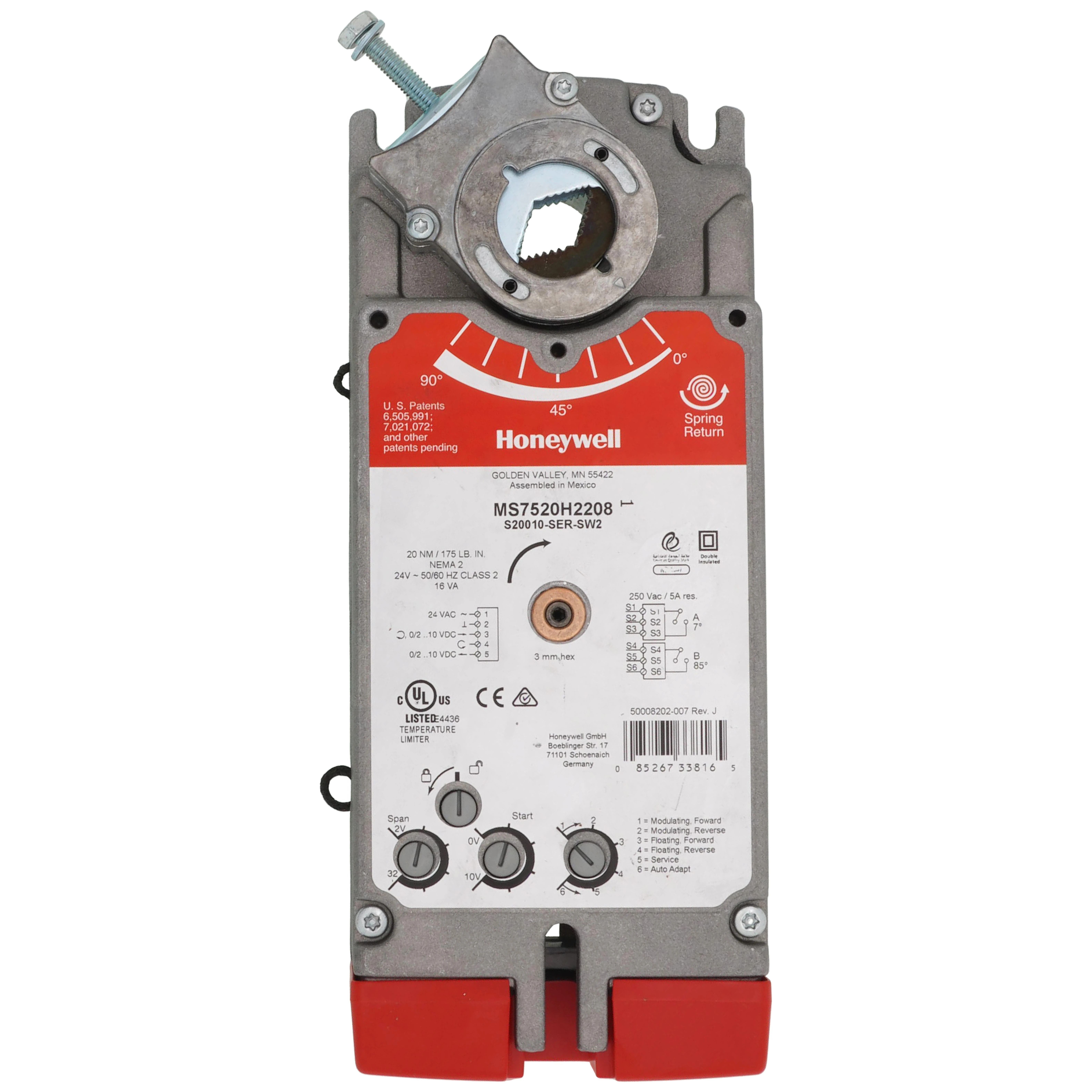 HONEYWELL MS7520H2208 2