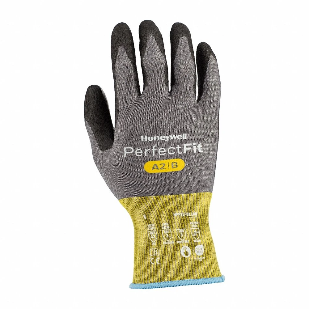 Cut Protection Gloves, 18G Pu Polyurethane, A2/B 11XXL Size