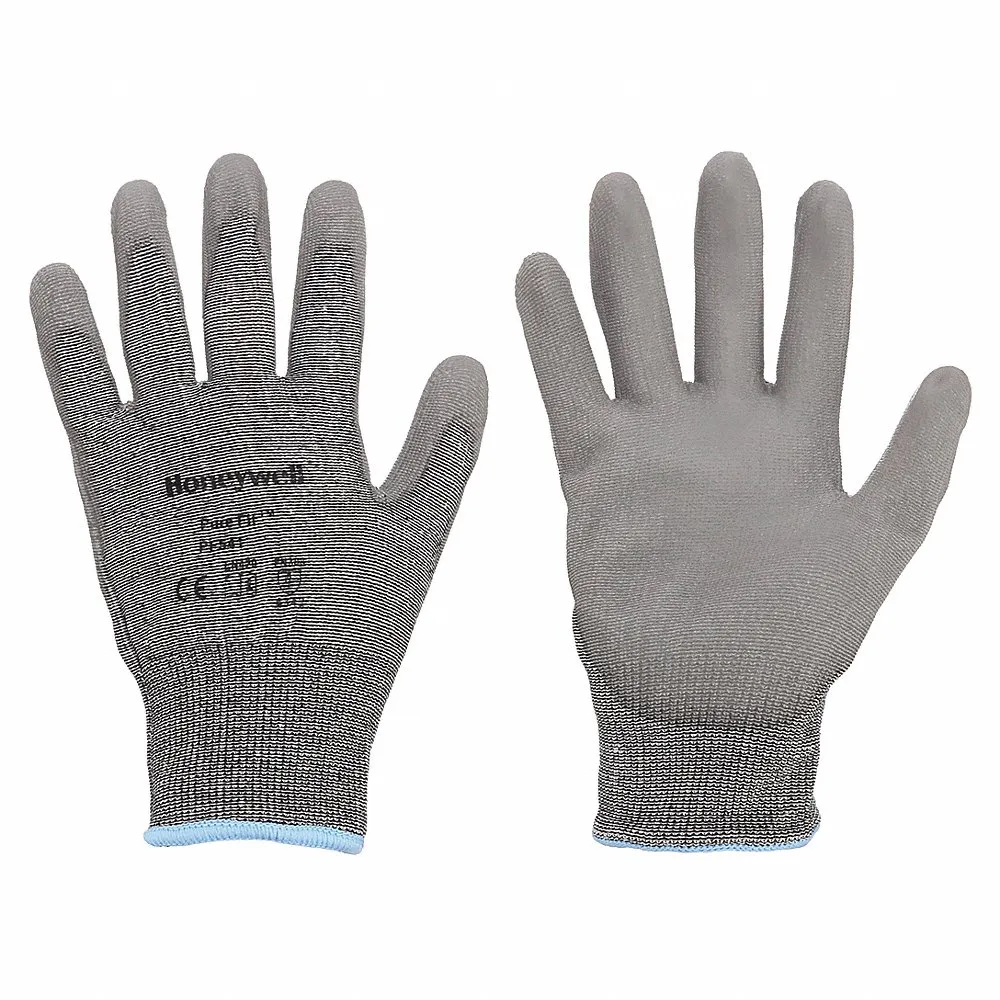 Coated Gloves, S, Palm, Polyurethane, Smooth, 1 PR