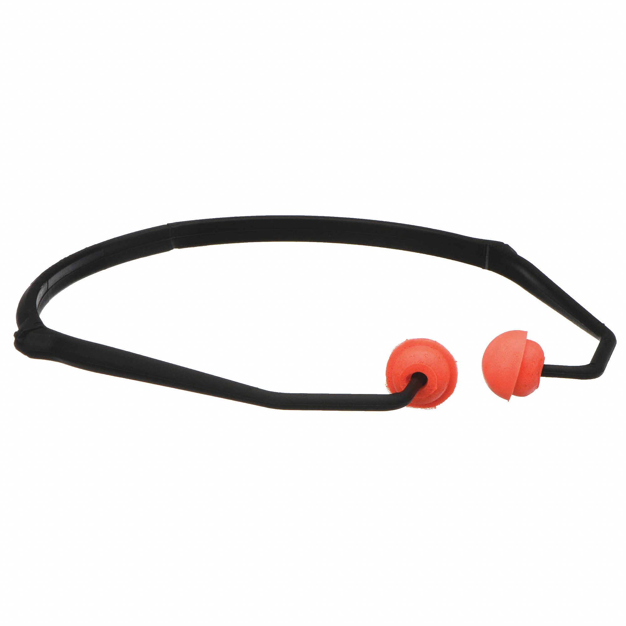 Hearing Band, Pod, 21 Db Nrr, General Purpose, Banded, Reusable, Push-In, Orange