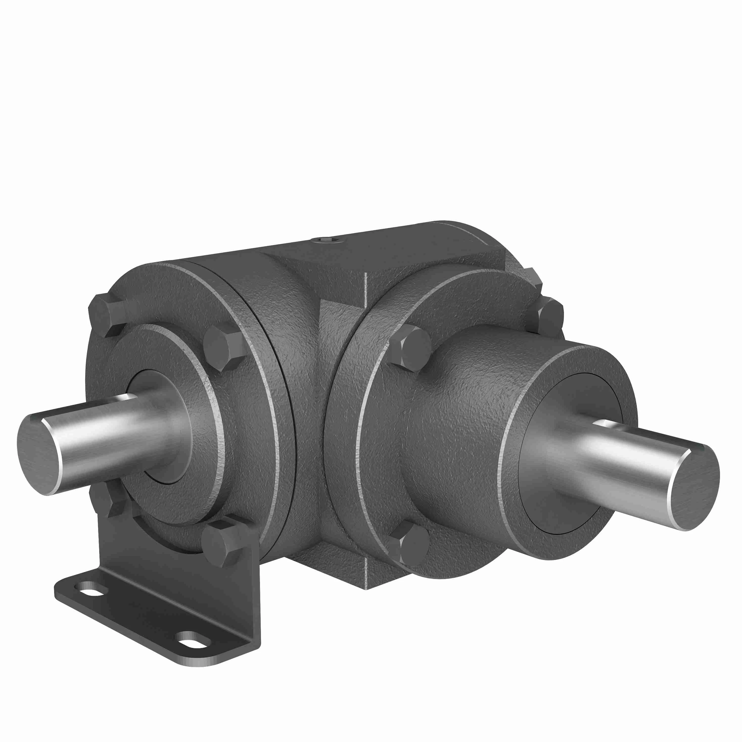 HUB CITY 0220-00529 Bevel Gear Drive, 5.4 HP, 1 Inch I.D, 1 Inch O.D, Cast Iron | AY3ZNQ