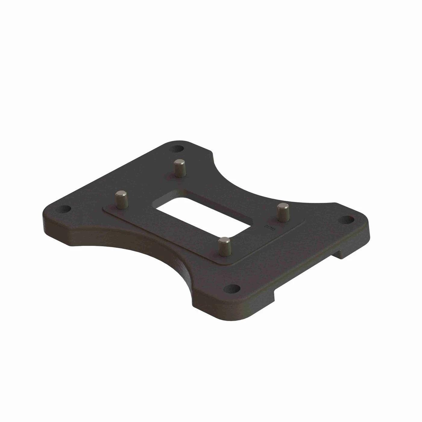 HUB CITY 0229-03188 Universal Mounting Base Kit, Cast Iron | AY8EHB