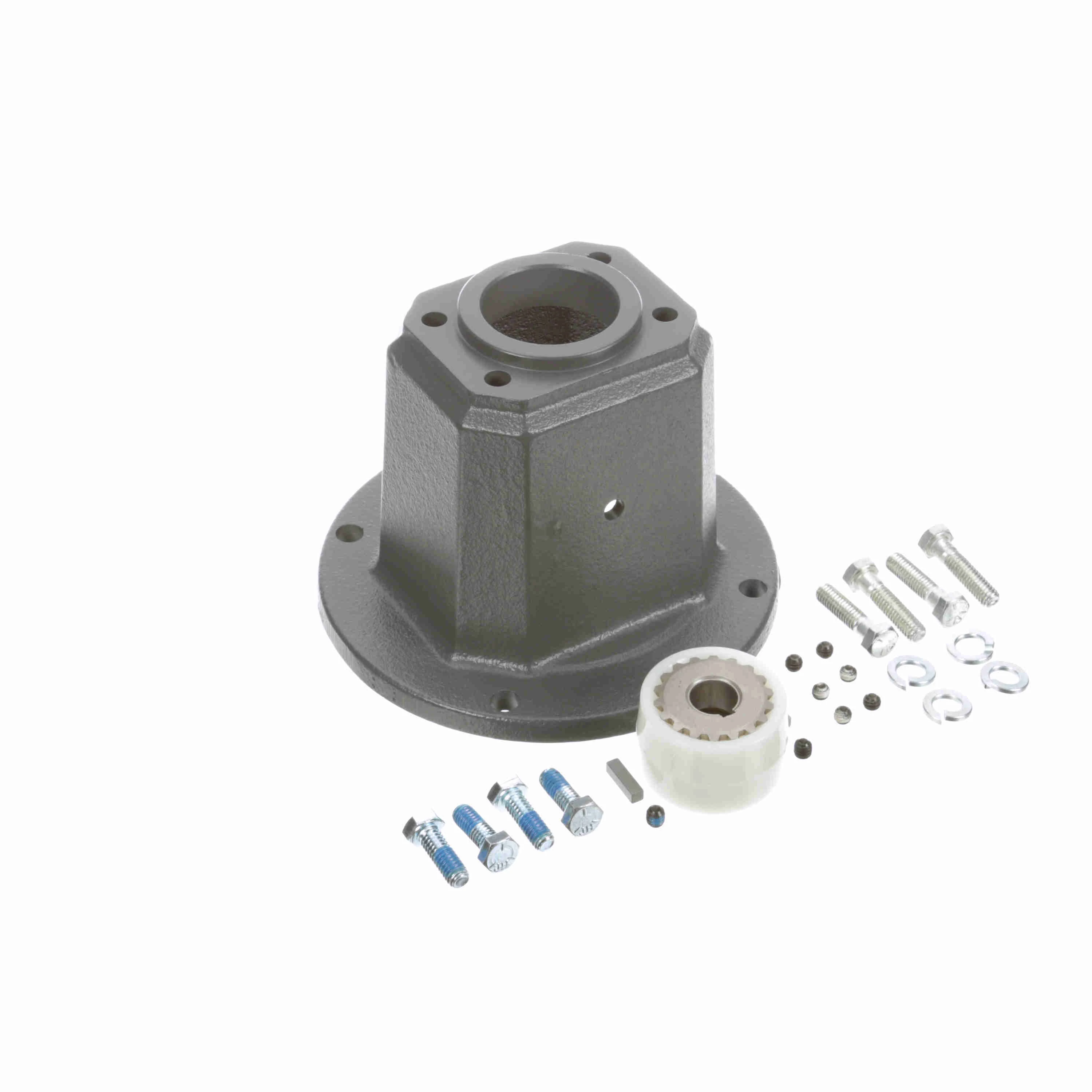 HUB CITY 0229-03232 Motor Flange Kit, Cast Iron | AN7YYQ