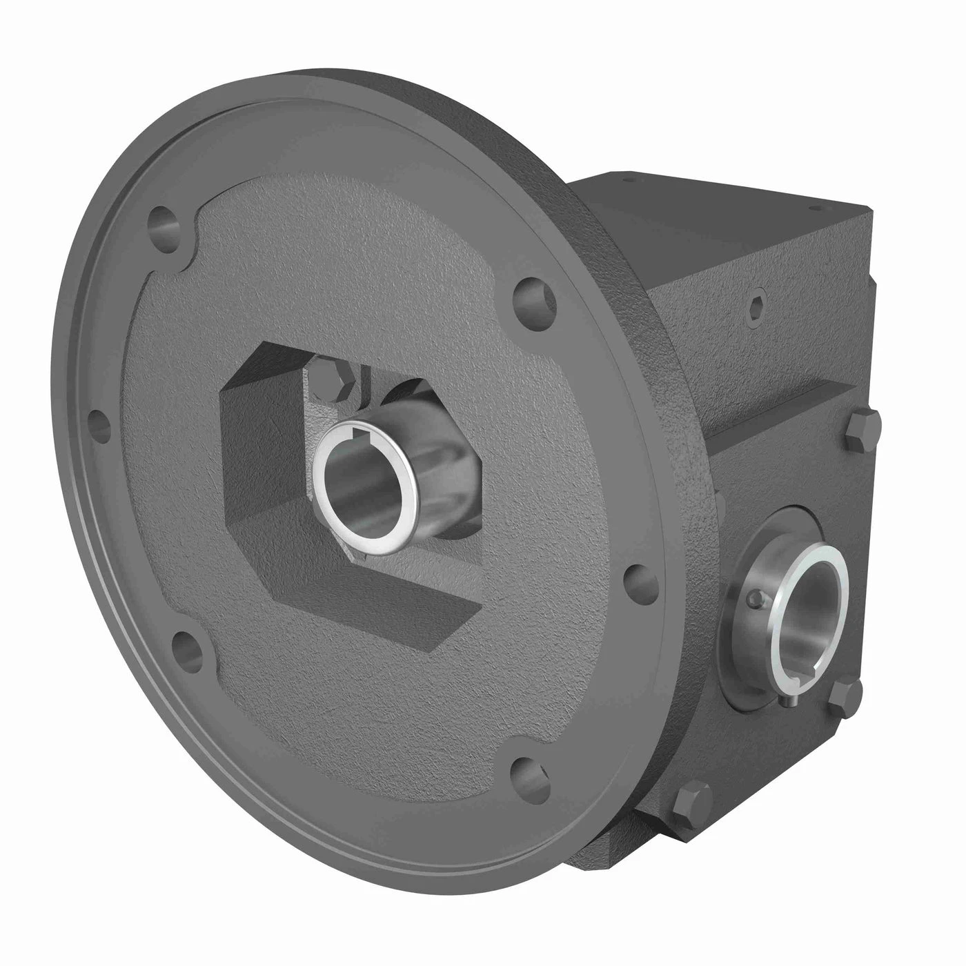 HUB CITY 0230-06481 Worm Reducer, 1.56 Hp, 1.250 Inch I.D, 1.125 Inch O.D, Cast Iron | AY8NJR