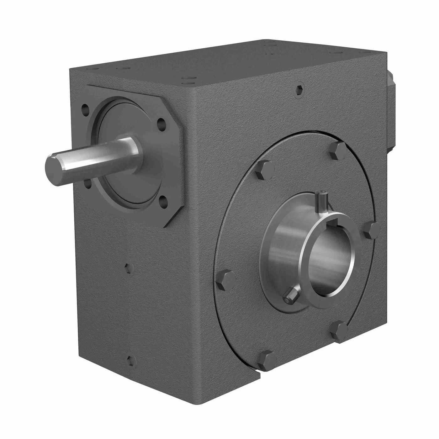 HUB CITY 0230-47445 Worm Reducer, 10 Hp, 1.438 Inch I.D, 0.875 Inch O.D, Cast Iron | AY9KYN