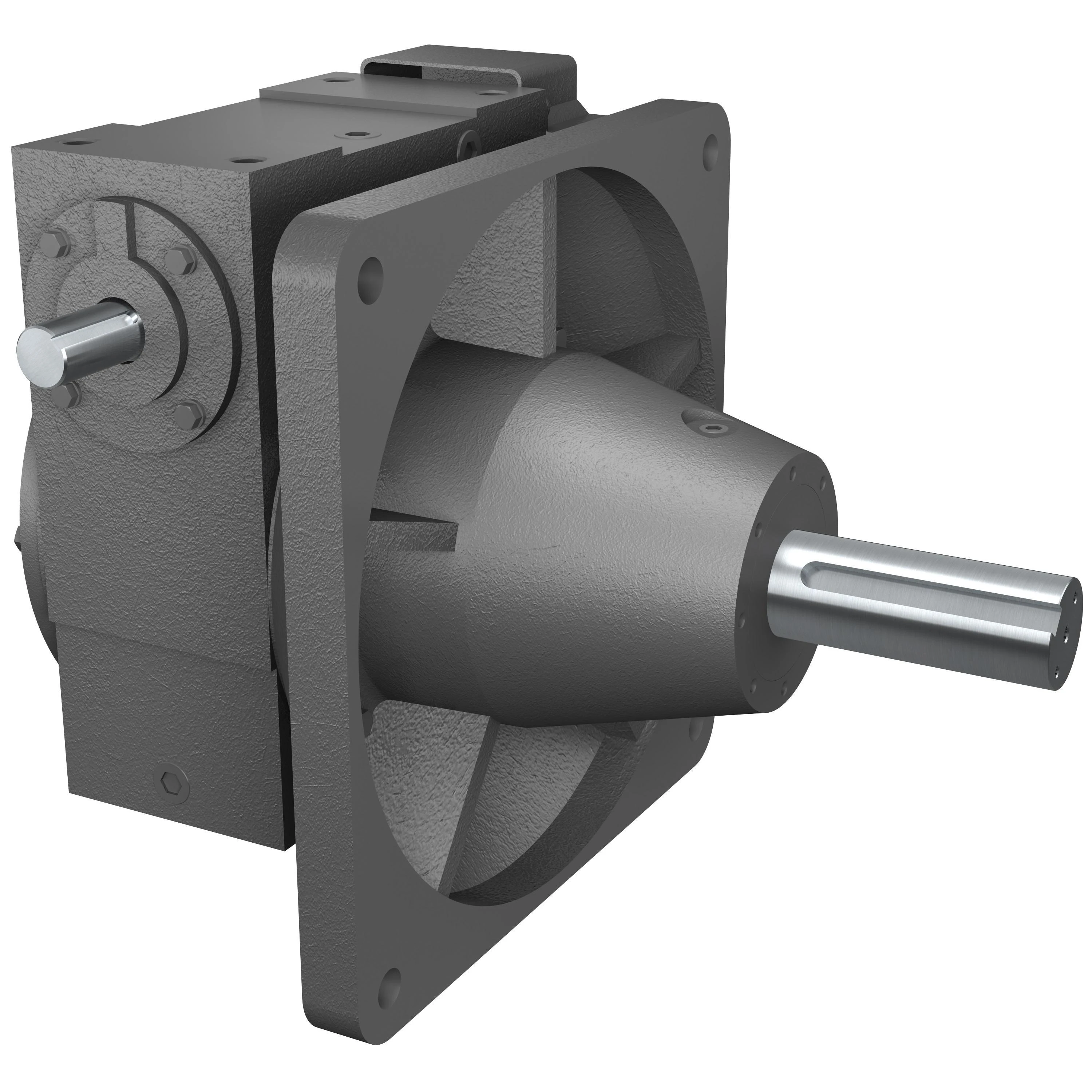 HUB CITY 0270-02511 Worm Reducer, 8.7 Hp, 1.625 Inch I.D, 2.938 Inch O.D, Cast Iron | AY8JNL