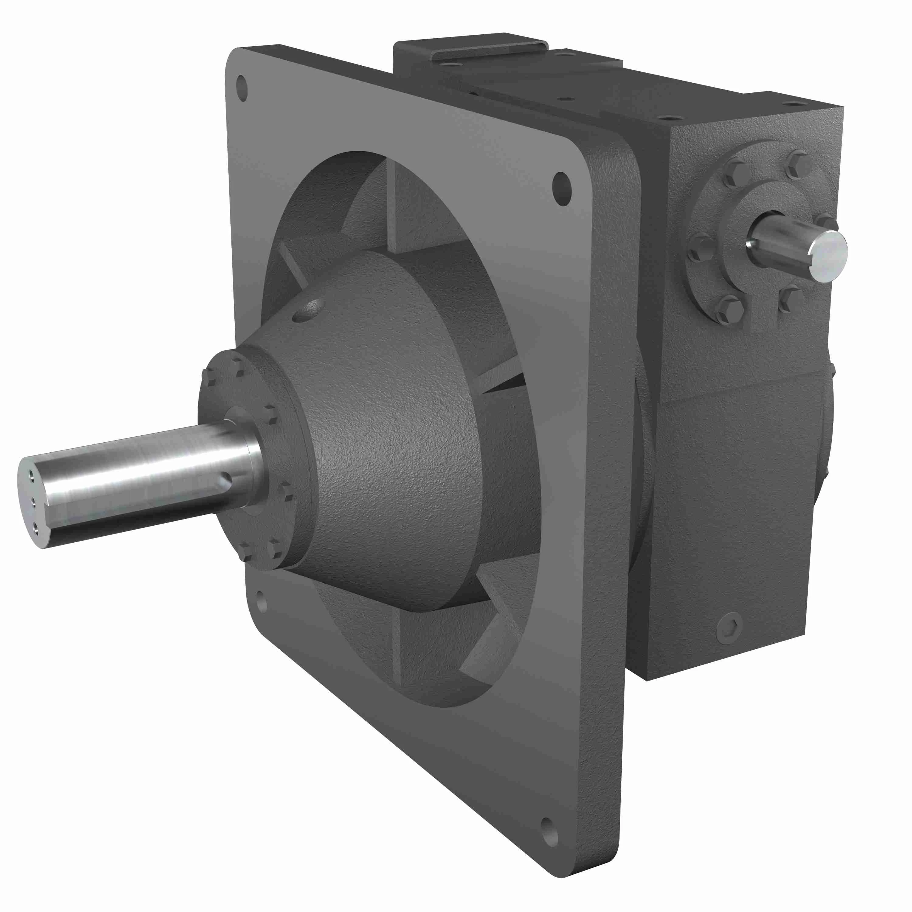 HUB CITY 0270-02523 Worm Reducer, 34.2 Hp, 2.25 Inch I.D, 3.938 Inch O.D, Cast Iron | AY8XZG