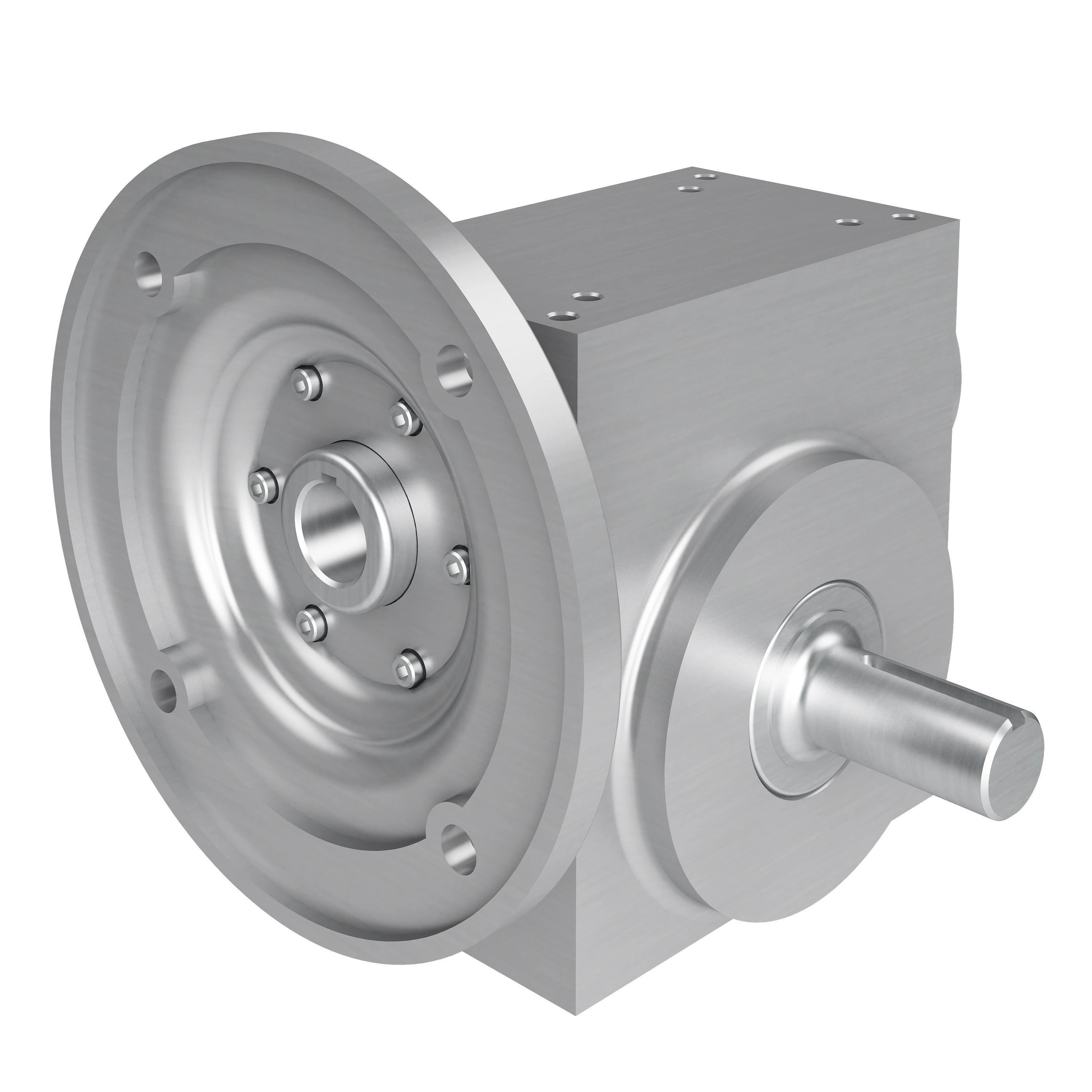 HUB CITY 0270-06708 Worm Reducer, 0.386 Hp, 1.125 Inch I.D, 1.250 Inch O.D, Stainless Steel | AX6FWE