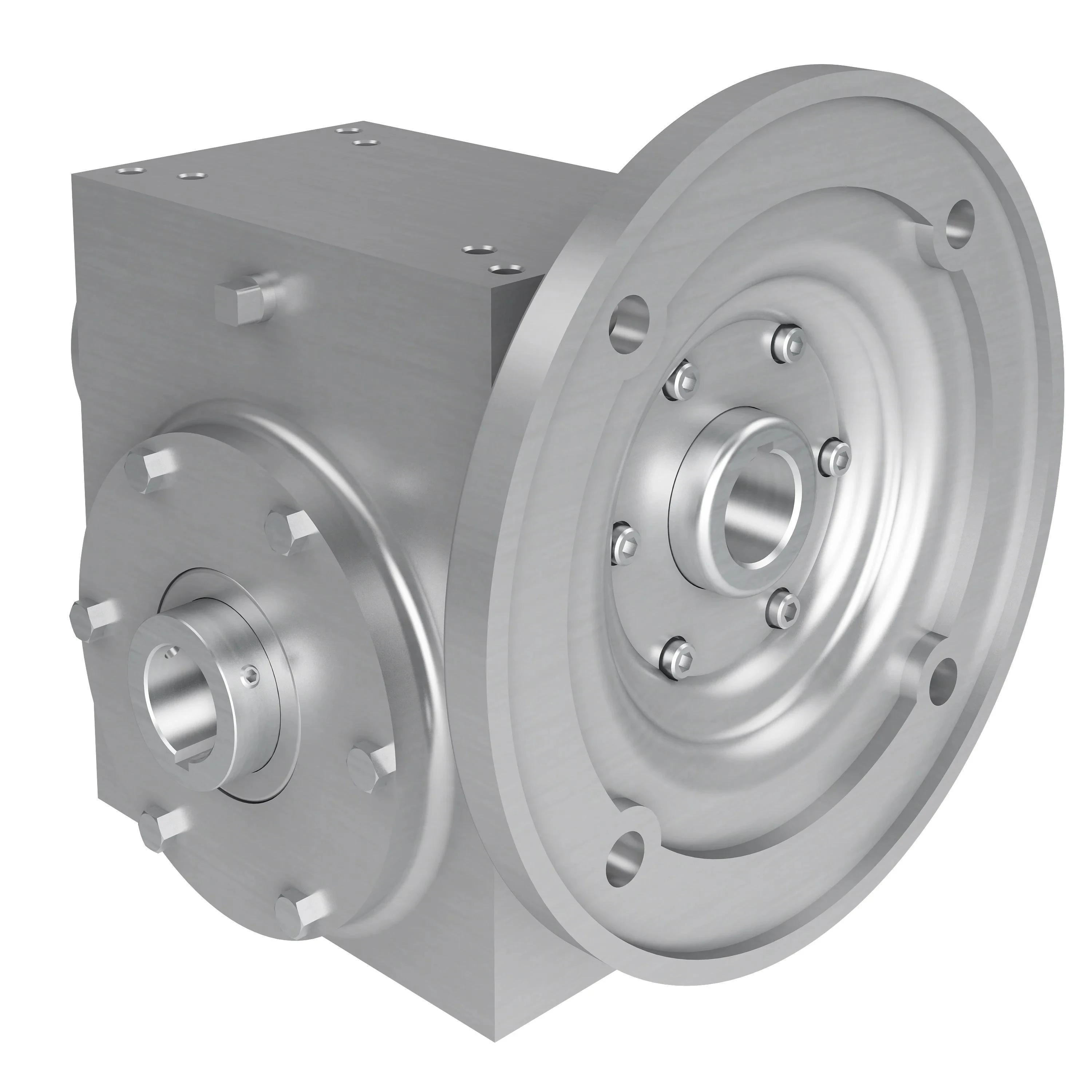 HUB CITY 0270-06887 Worm Reducer, 0.577 Hp, 1.125 Inch I.D, 1.188 Inch O.D, Stainless Steel | AX9UZD