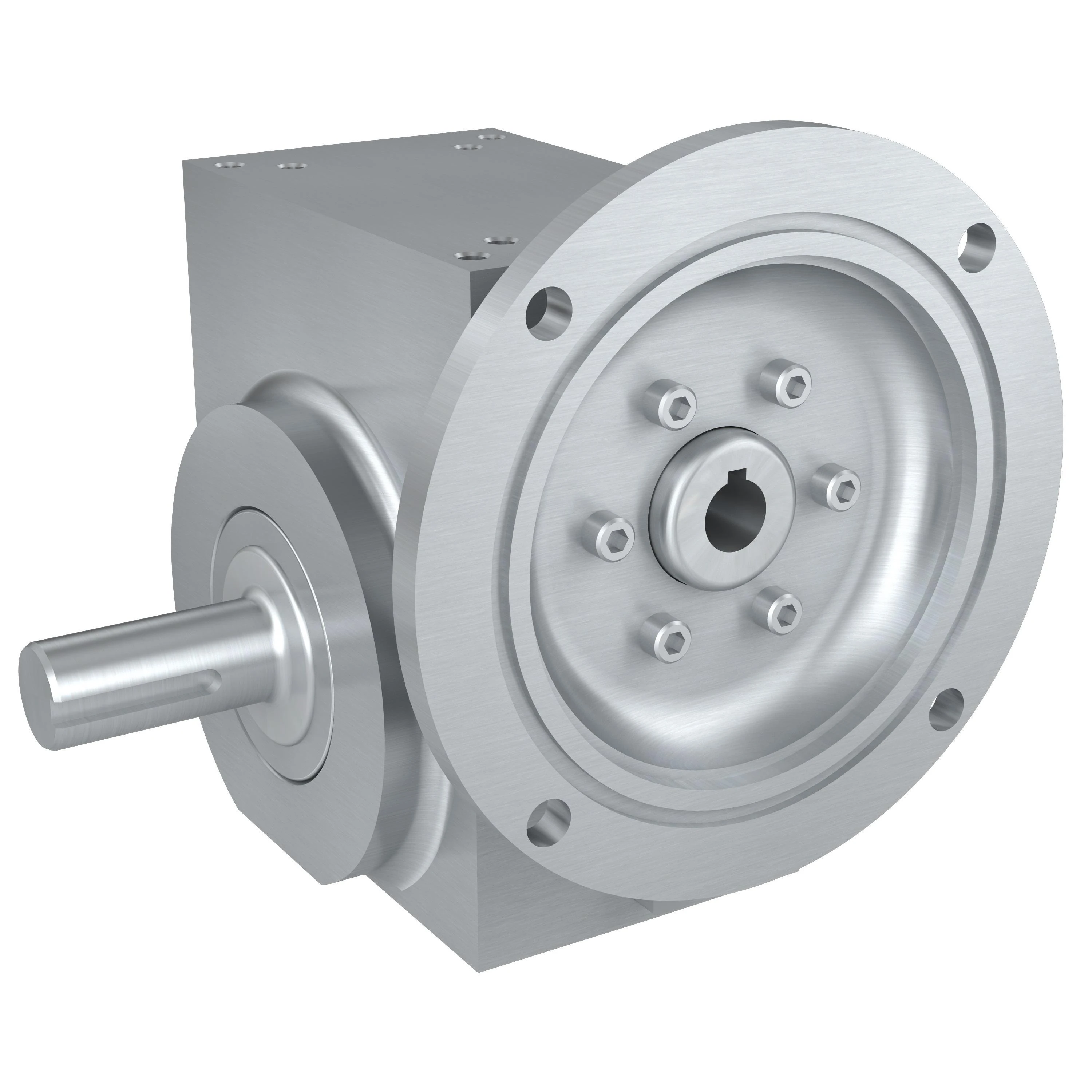 HUB CITY 0270-08100 Worm Reducer, 2.464 Hp, 1.000 Inch I.D, 0.625 Inch O.D, Stainless Steel | AN8APZ