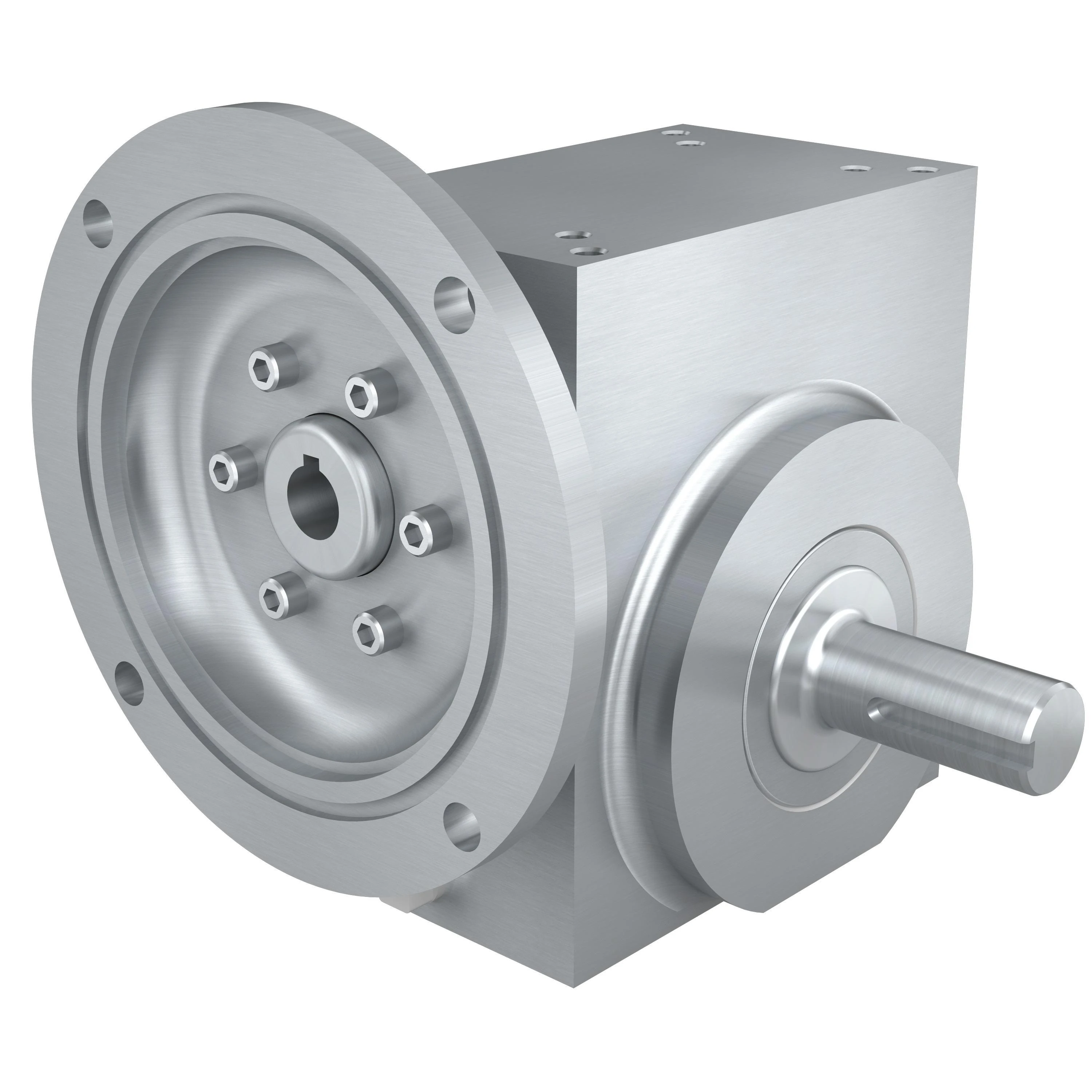 HUB CITY 0270-08110 Worm Reducer, 3.653 Hp, 1.000 Inch I.D, 0.625 Inch O.D, Stainless Steel | AN7YKQ