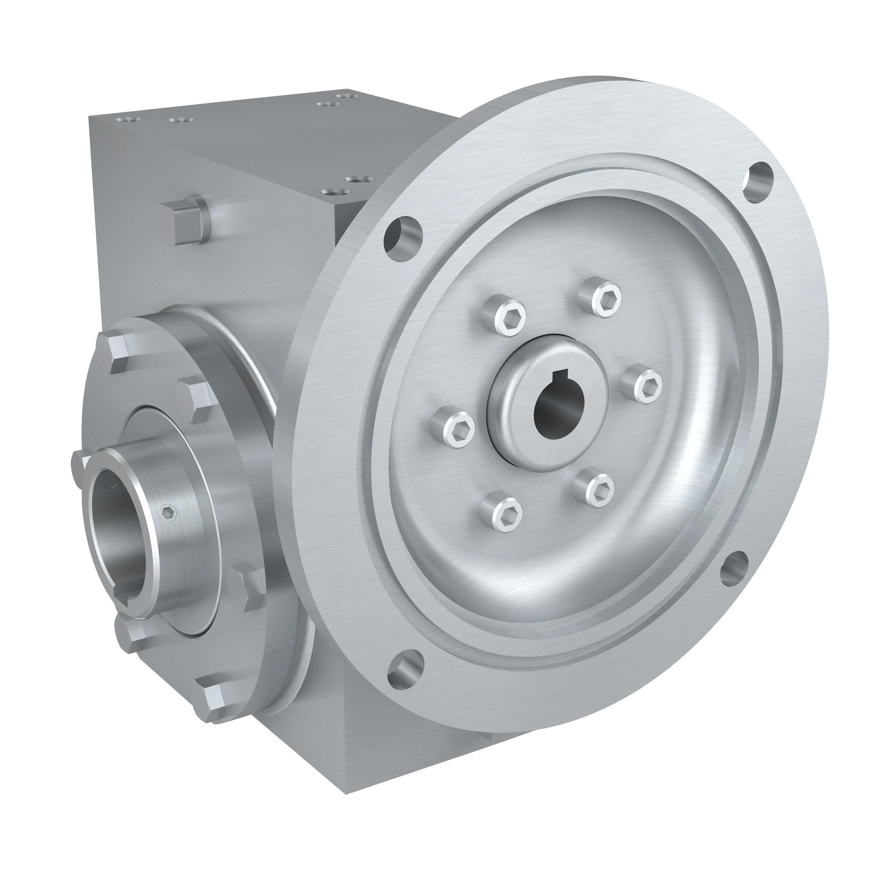 HUB CITY 0270-08321 Worm Reducer, 0.916 Hp, 1.125 Inch I.D, 0.875 Inch O.D, Stainless Steel | AY4GED