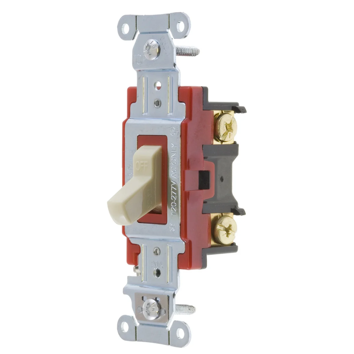 GRAINGER 4904BI Wall Switch, Toggle Switch, 4-Way, Ivory, 20 A, Screw Terminals, Screw Terminals | CP9EFD 52HE77