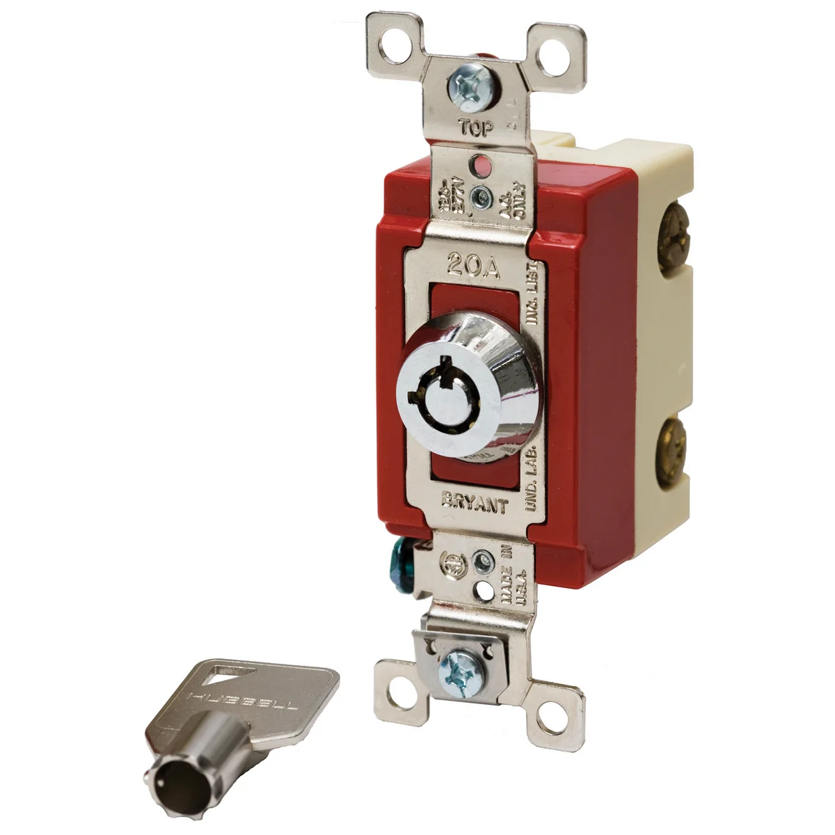 GRAINGER 4904RKL Wall Switch, Locking Switch, 4-Way, Silver, 20 A, Screw Terminals, Screw Terminals | CP9EDM 52HE79