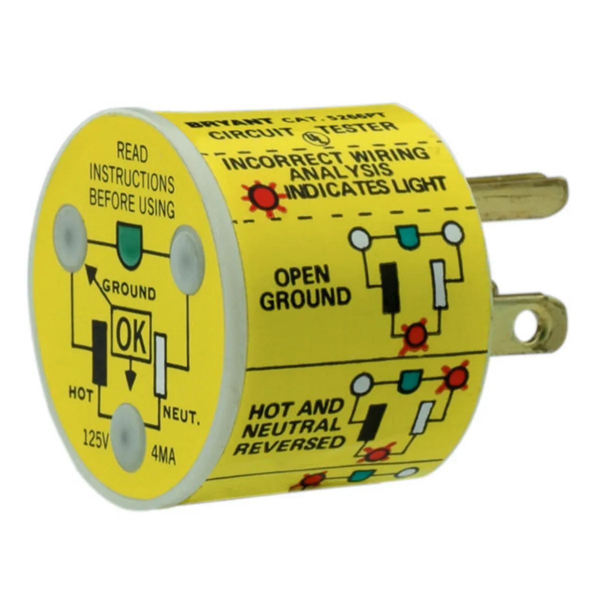 HUBBELL - BRYANT Receptacle and GFCI Testers