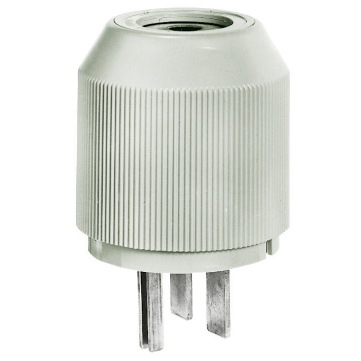 BRYANT 9630NP Industrial Heavy Duty Straight Blade Plug, 30A, 250 VAC, 1-Phase, 2-Pole, 3-Wire | CV6URN
