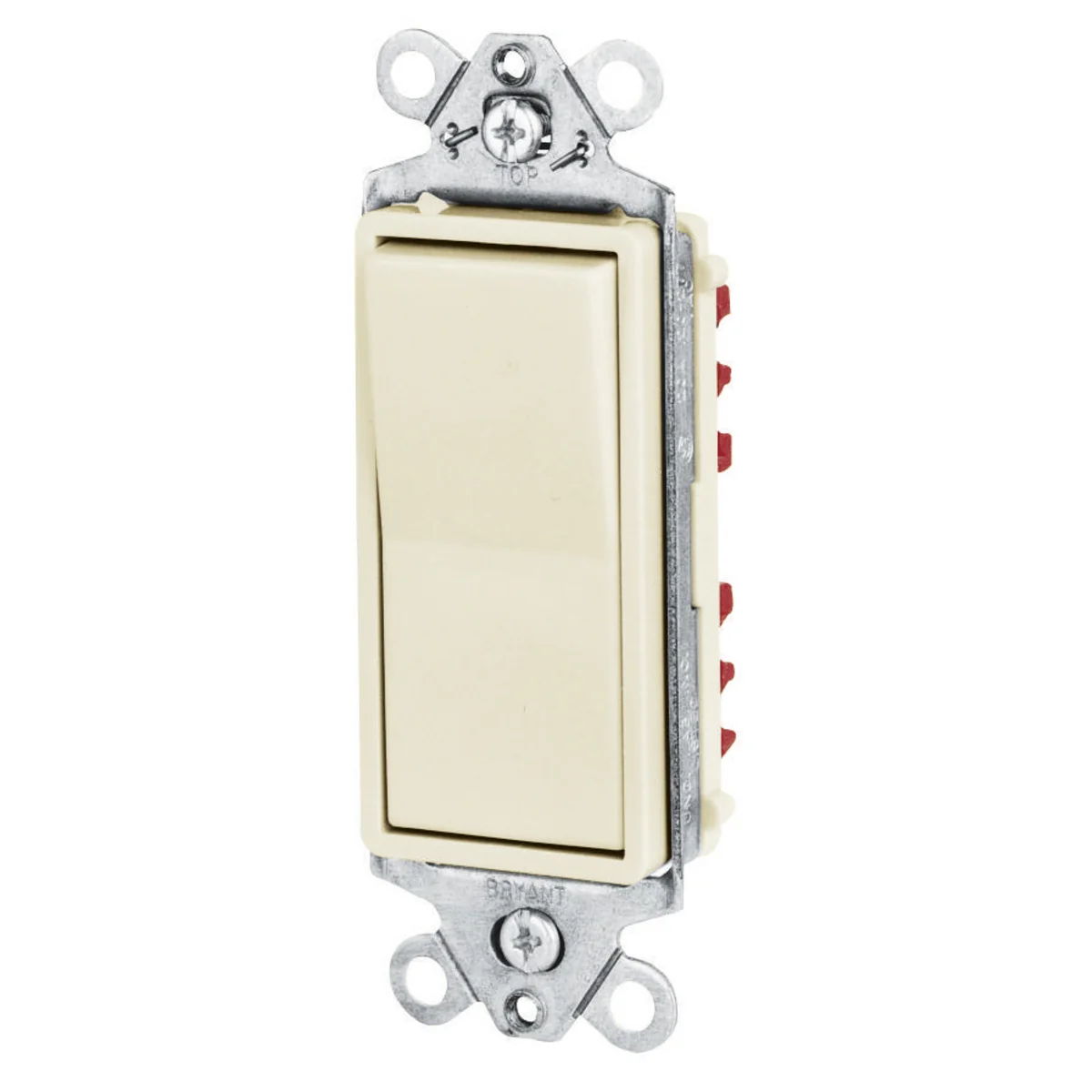 GRAINGER 9903I Wall Switch, Rocker Switch, 3-Way, Ivory, 20 A, Screw Terminals, Screw Terminals | CP9EDV 52HE96