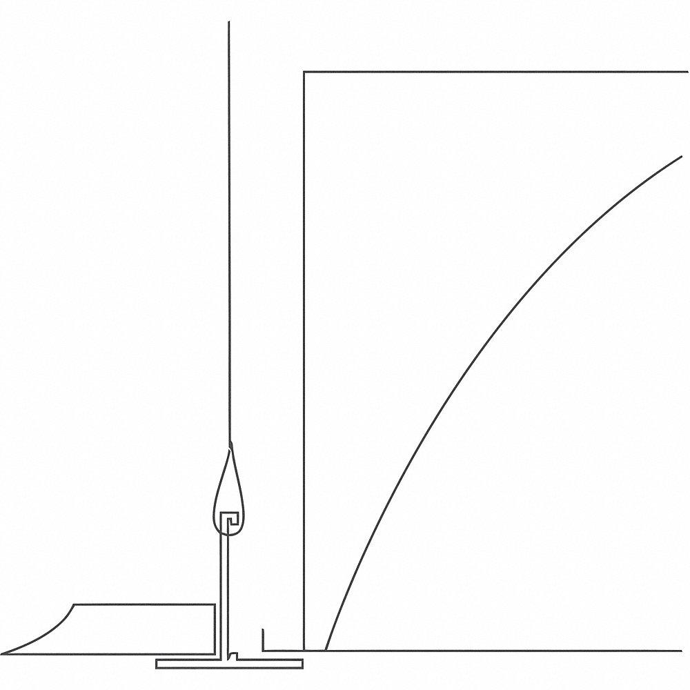 HUBBELL LIGHTING - COLUMBIA FK12 Flange Kit, 1 x 2 ft. Recessed Troffer, 12 5/12 Inch Overall Width | CJ2EXL 54PL26