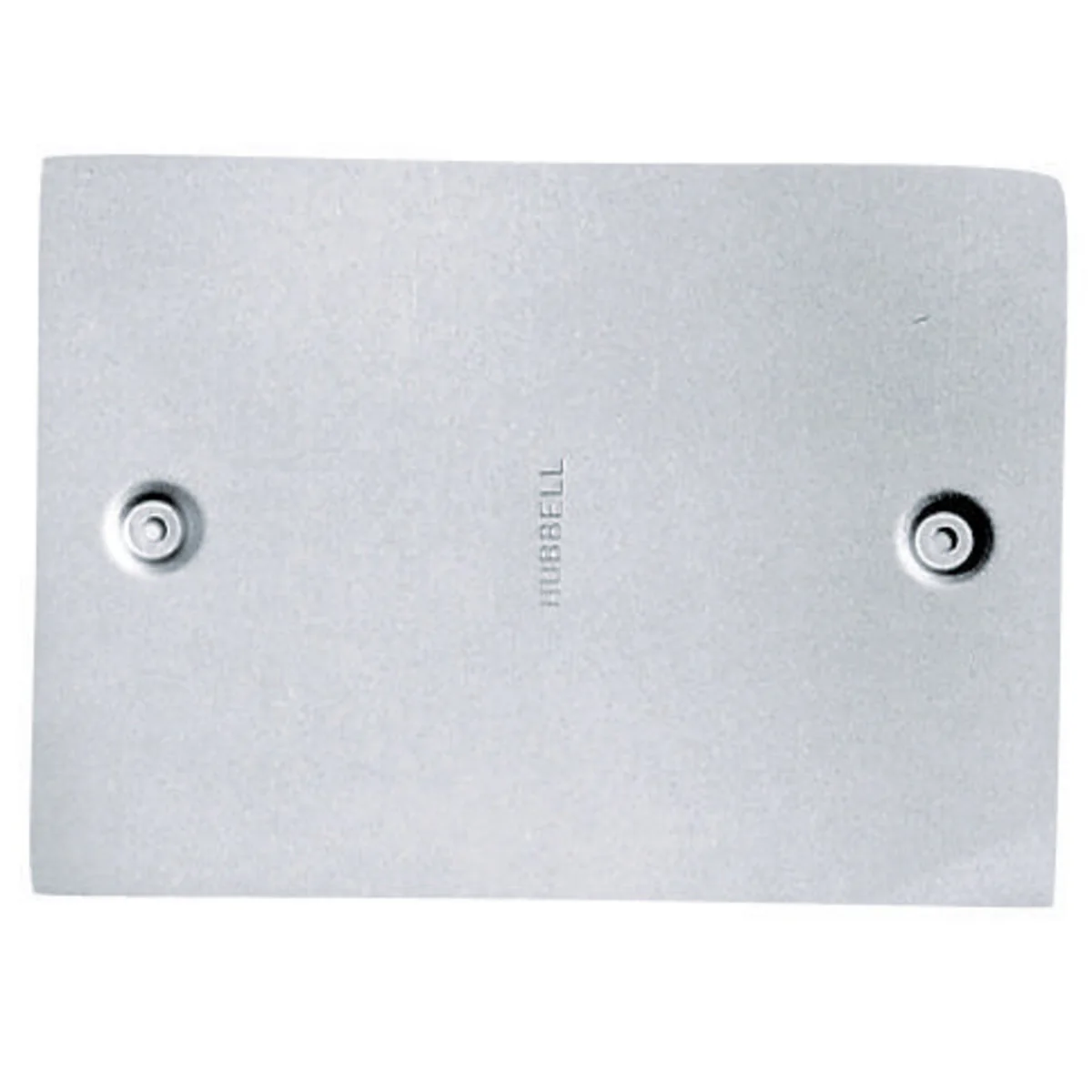 Abandonment Plate, Aluminum, Gray