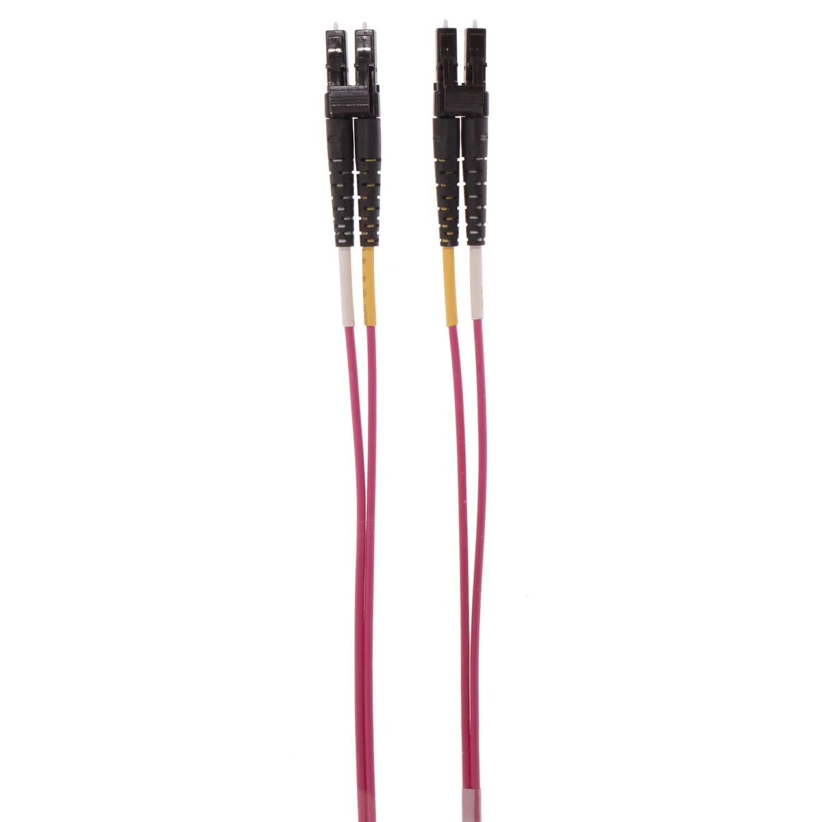 Fiber Patch Cord, Multimode Duplex, LC-LC, OM4, 23 m, Aqua