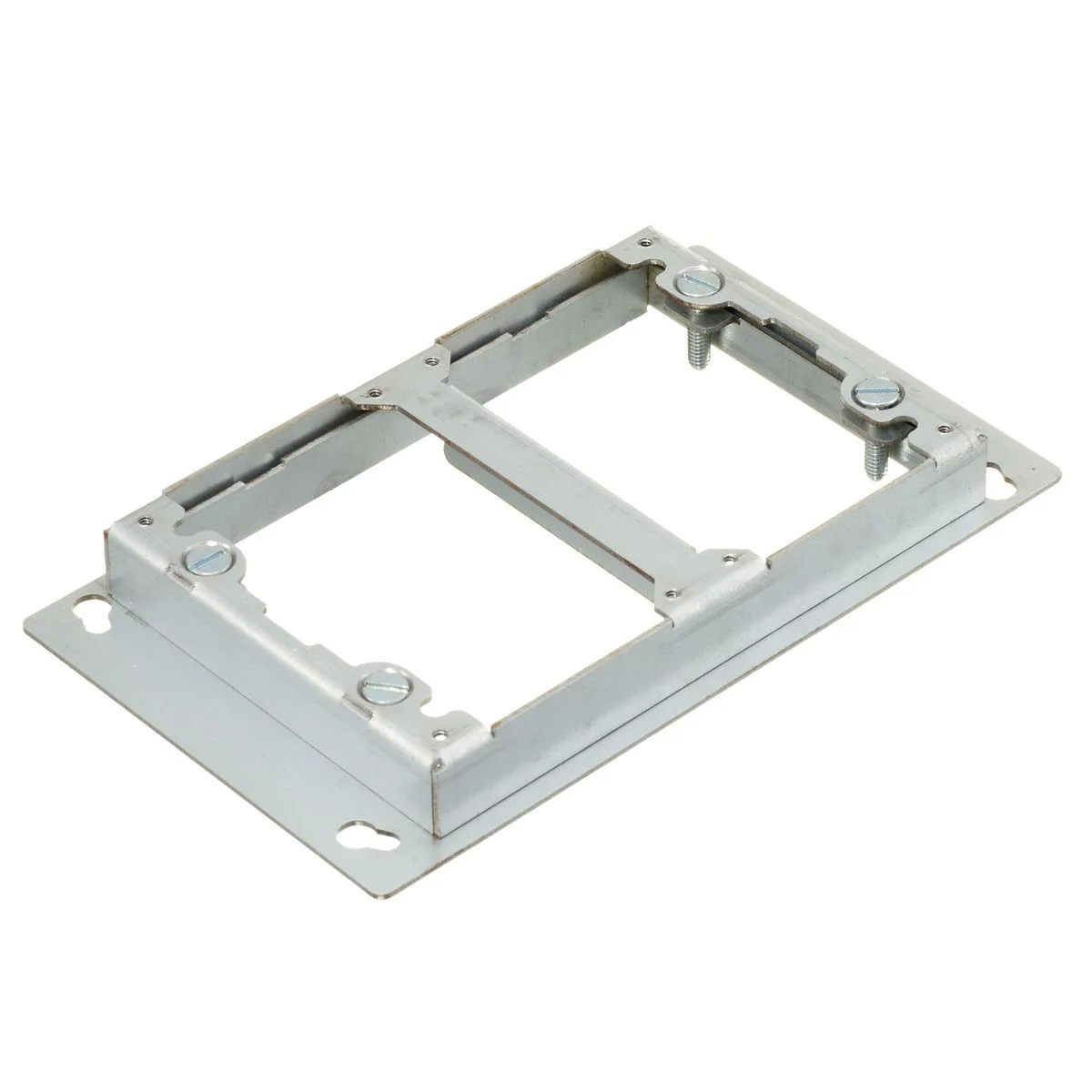 Floorbox Adjustable Adapter, 2-Gang, Rectangular