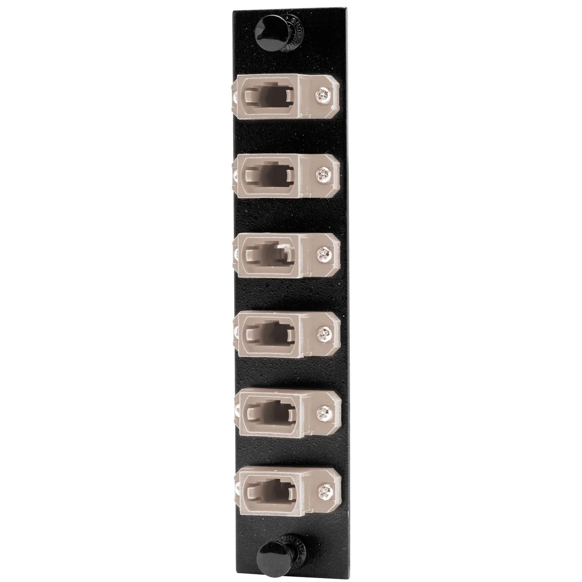 Fiber Panel Adapter, 72-Fiber, 6 MTP, Zircon, Beige