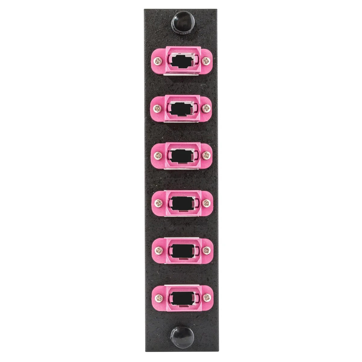Fiber Adapter Panel, 6 MTP Simplex, Violet