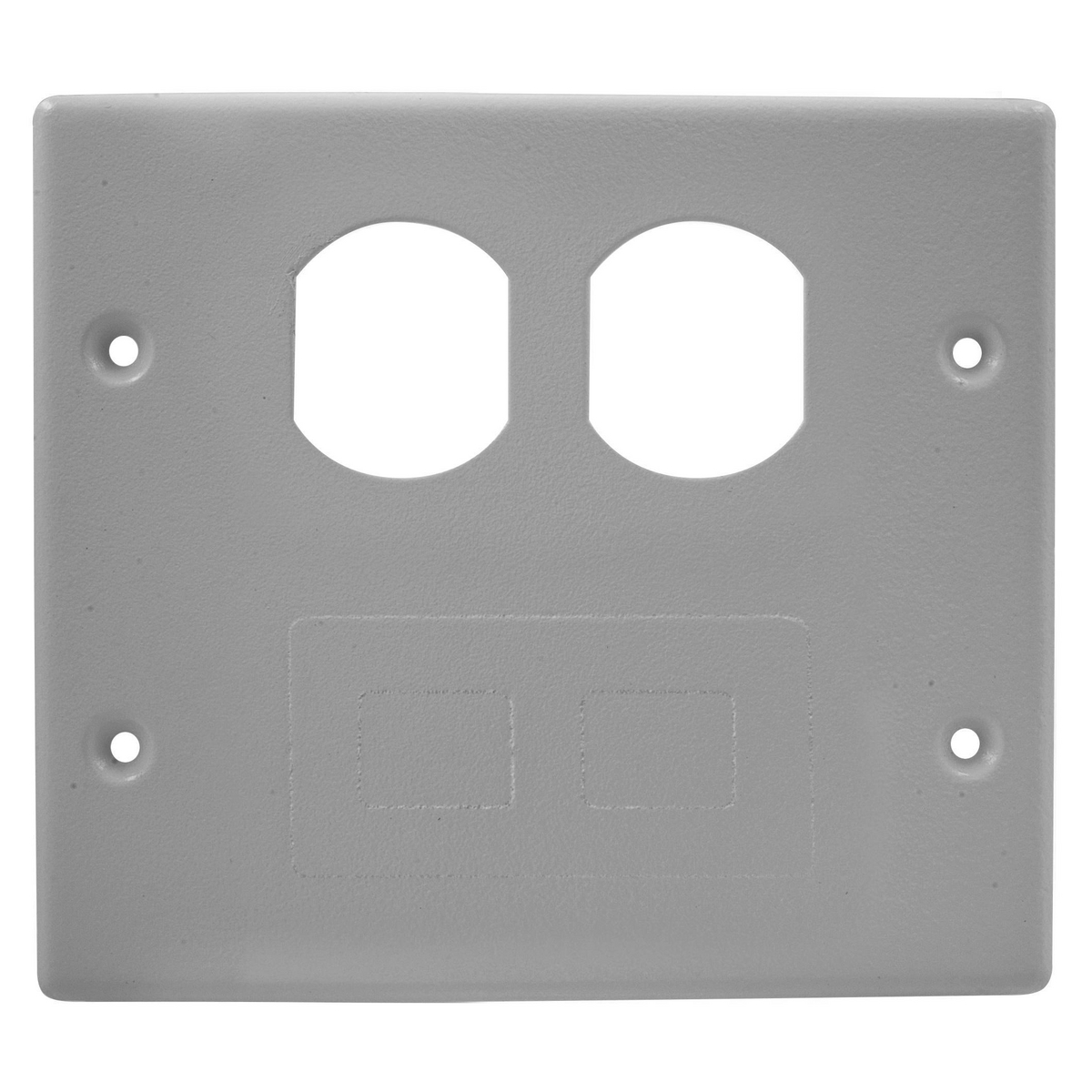 HUBBELL PREMISE WIRING HBL4747BFGY Plate, 4000 Raceway, Plates | CY6VHR