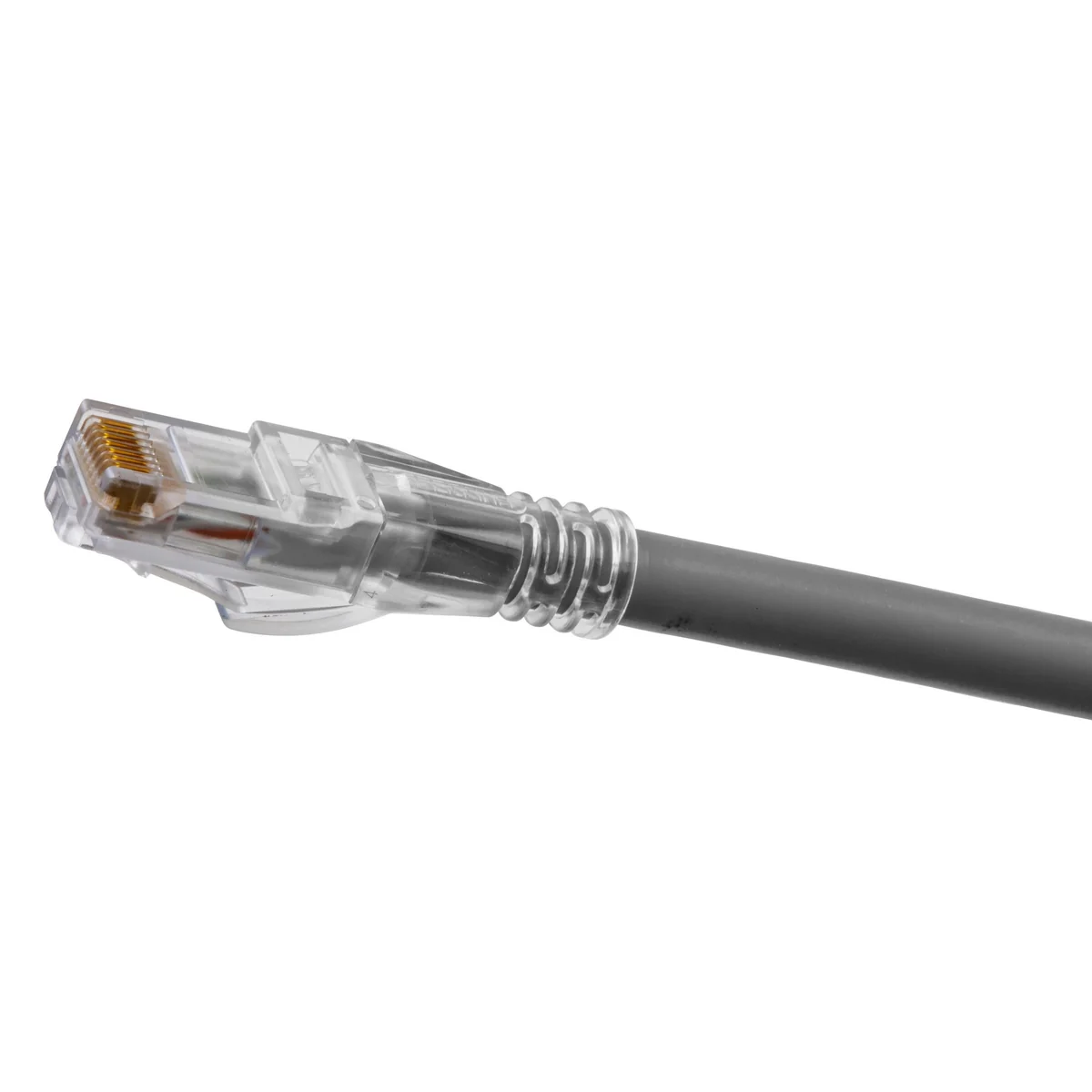 Patch Cord, Cat6A Slim, 1 ft, Gray
